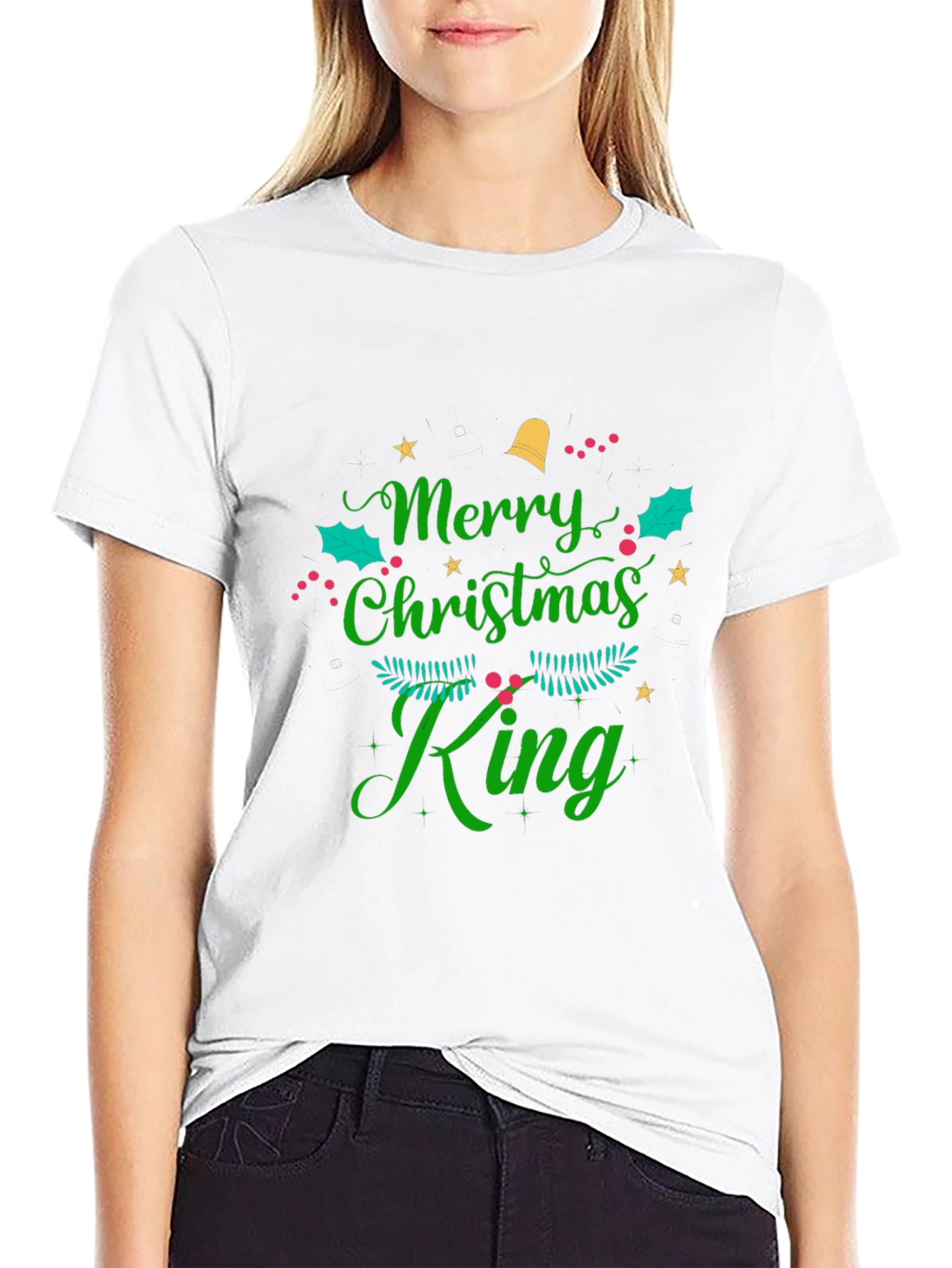 Merry Christmas King T-Shirt - Holiday Festive Tee