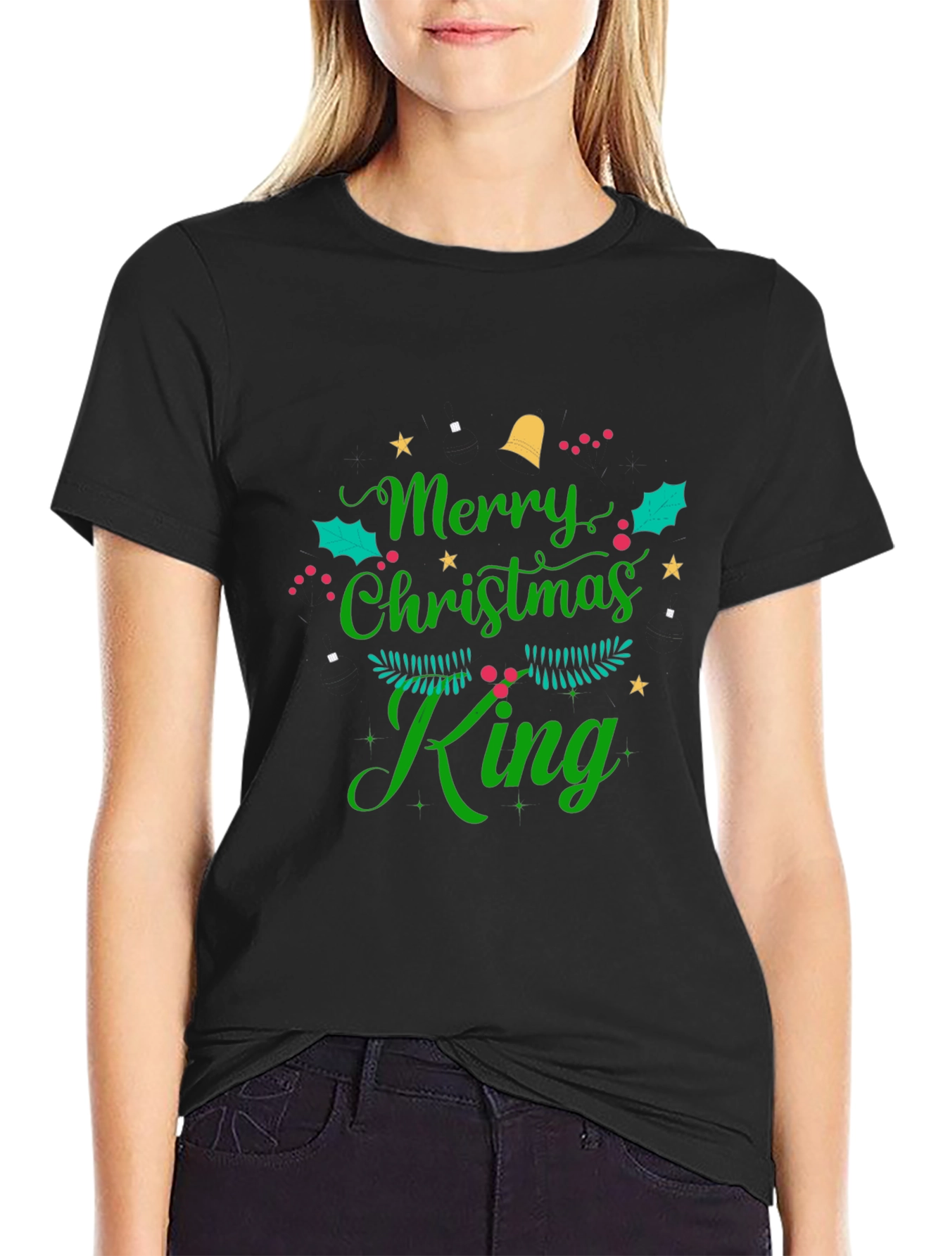Merry Christmas King T-Shirt - Holiday Festive Tee