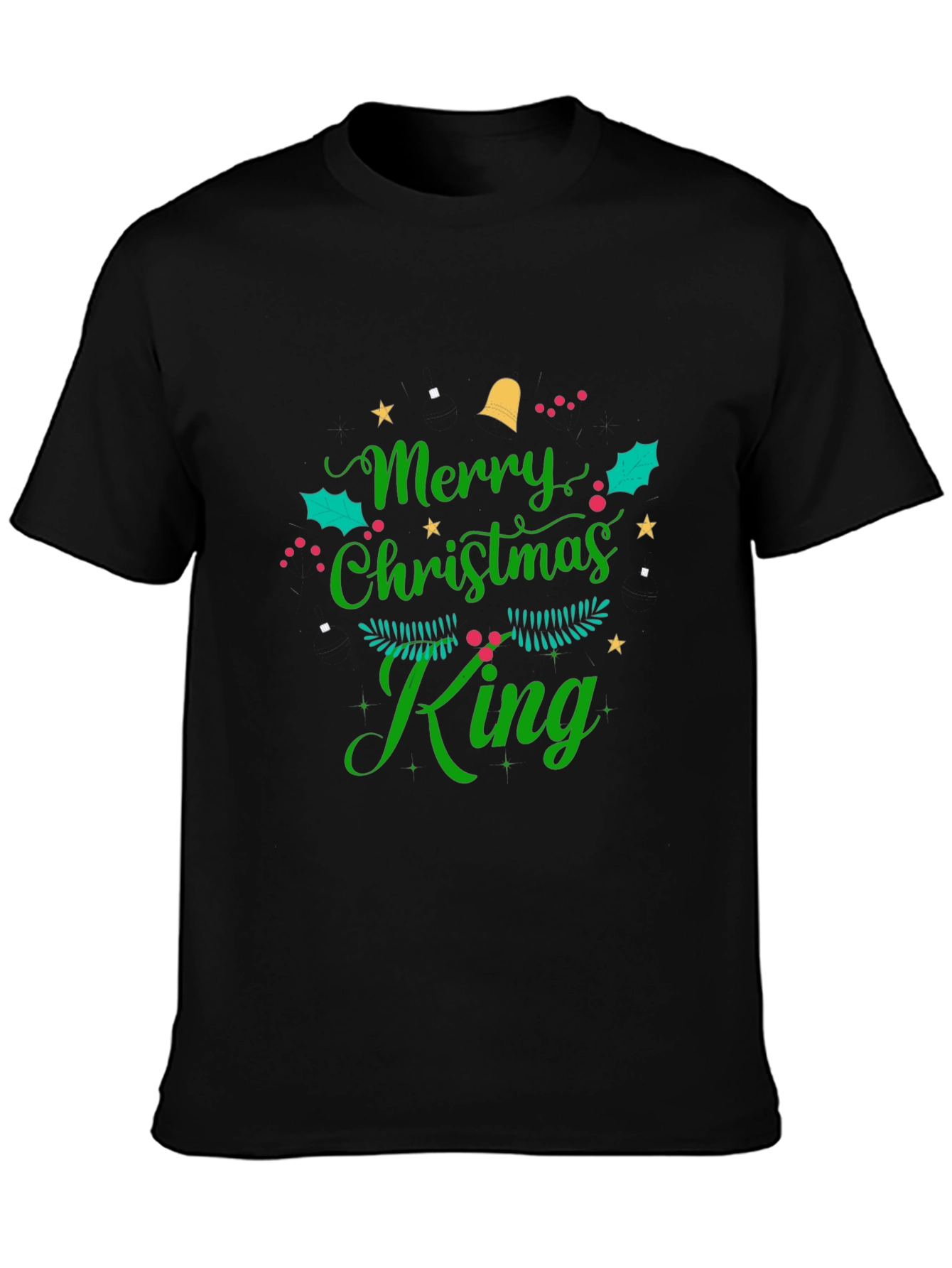 Merry Christmas King T-Shirt - Holiday Festive Tee