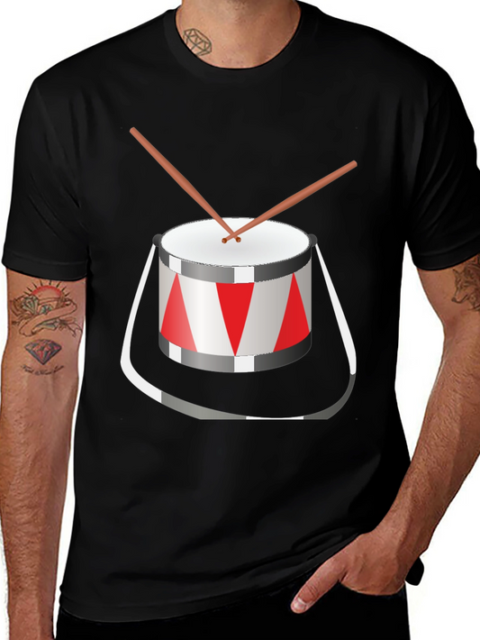 Drum Graphic Tee - Musicians Casual Wear