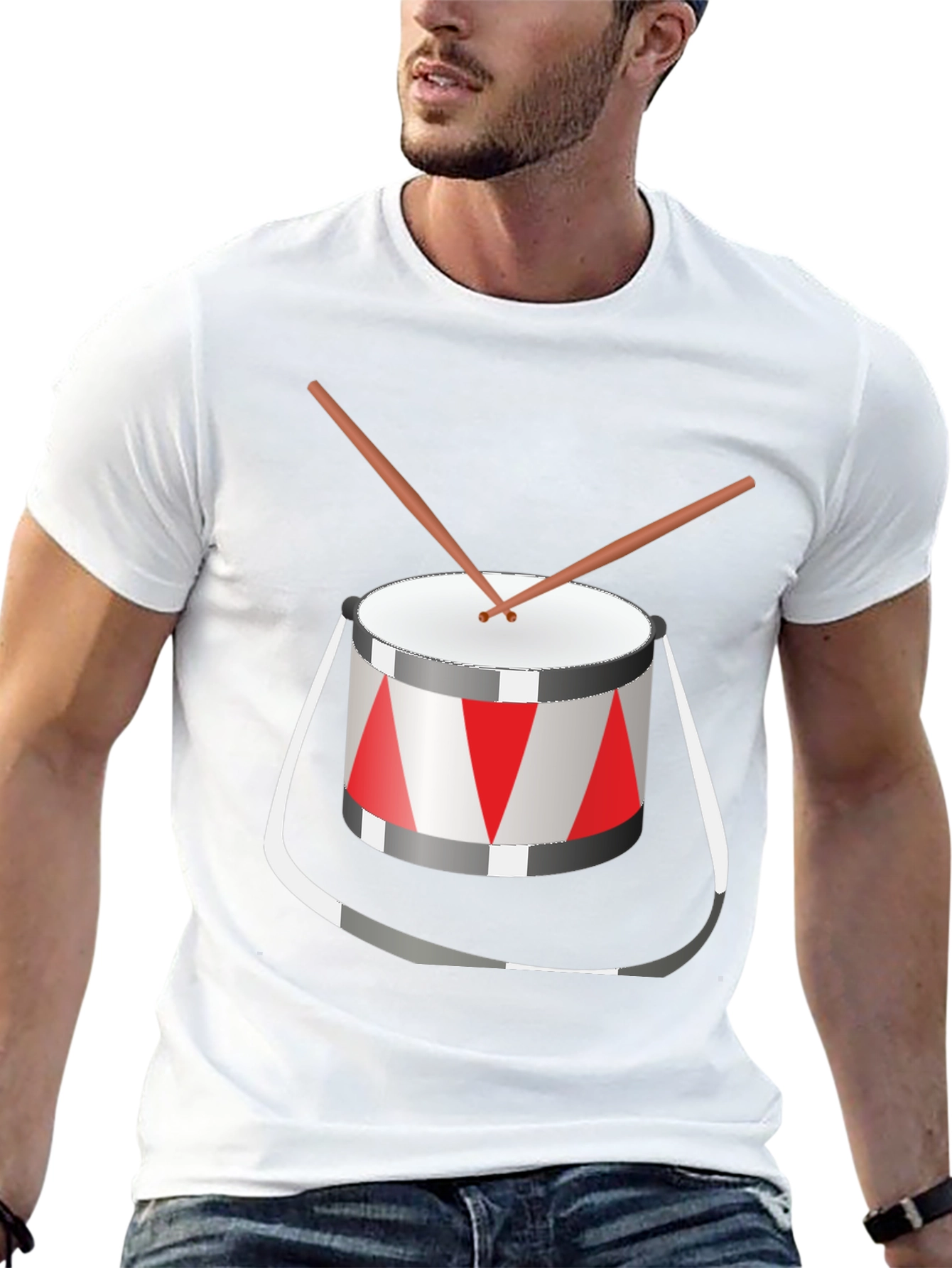 Drum Graphic Tee - Musicians Casual Wear