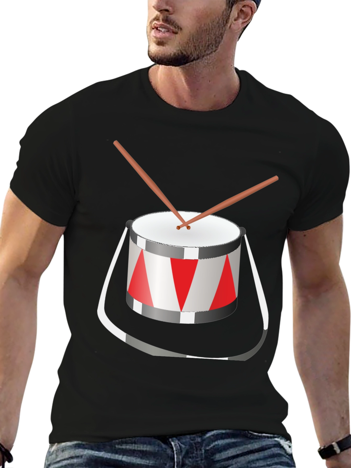 Drum Graphic Tee - Musicians Casual Wear