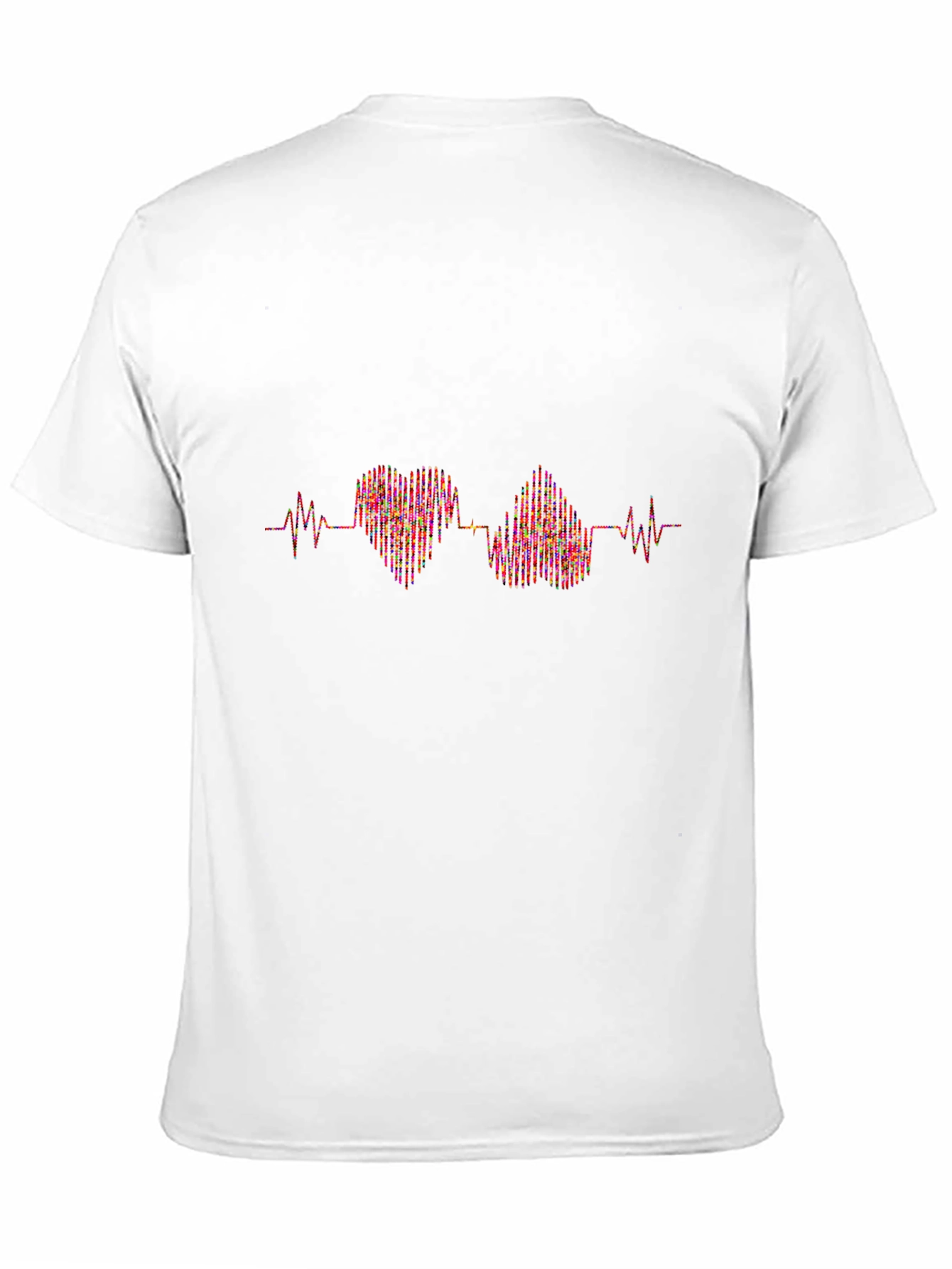 Heartbeat Love Graphic Tee - Black