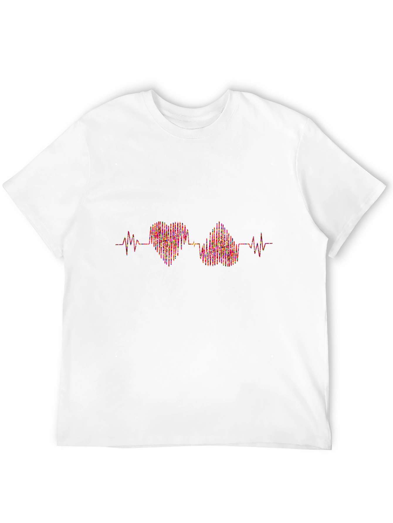 Heartbeat Love Graphic Tee - Black