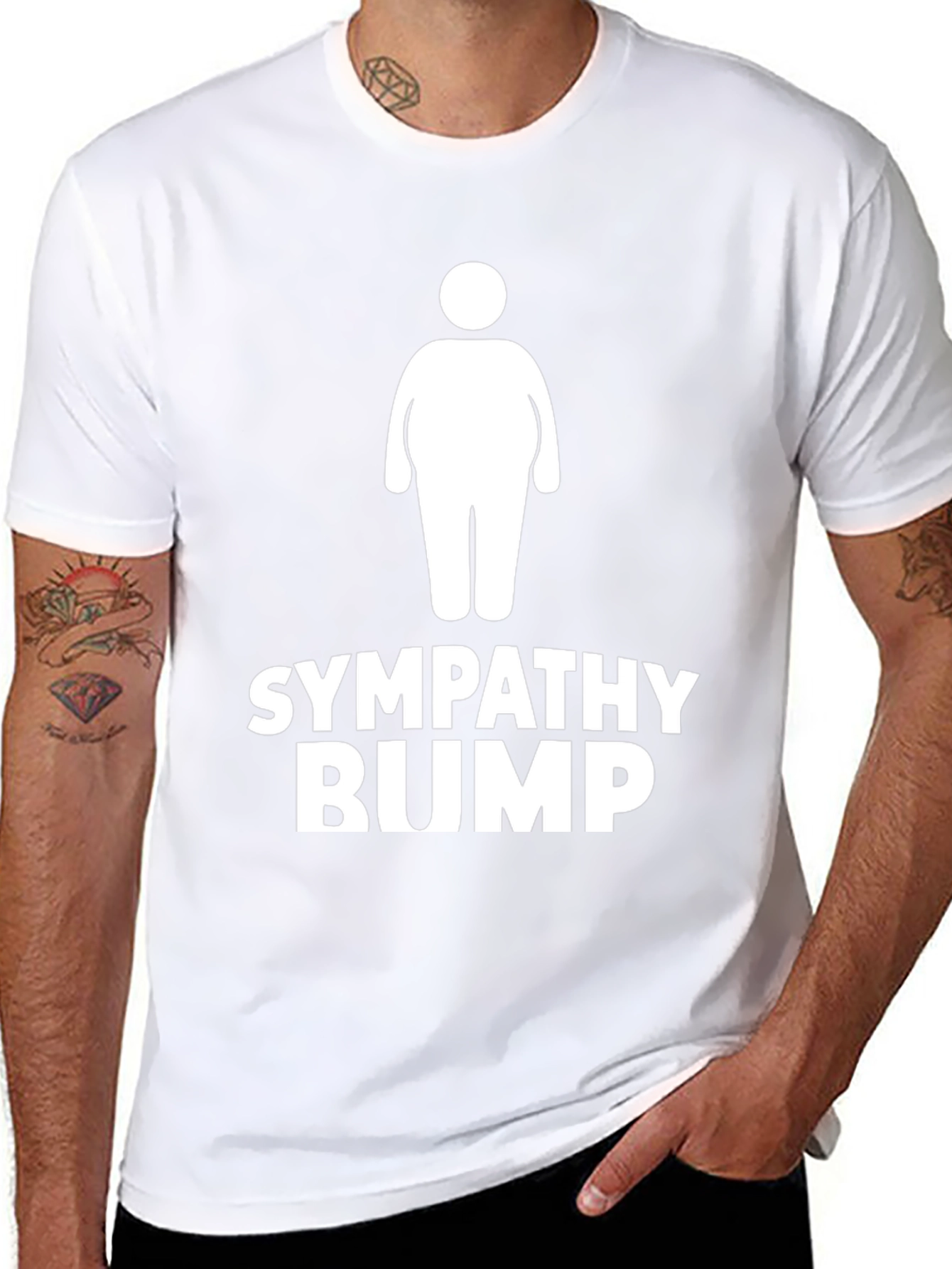 Sympathy Bump T-Shirt - Funny Dad Bod Tee