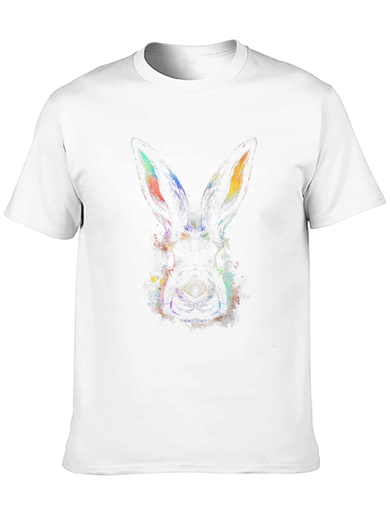 Rabbit Graphic Tee - Mens Black T-Shirt