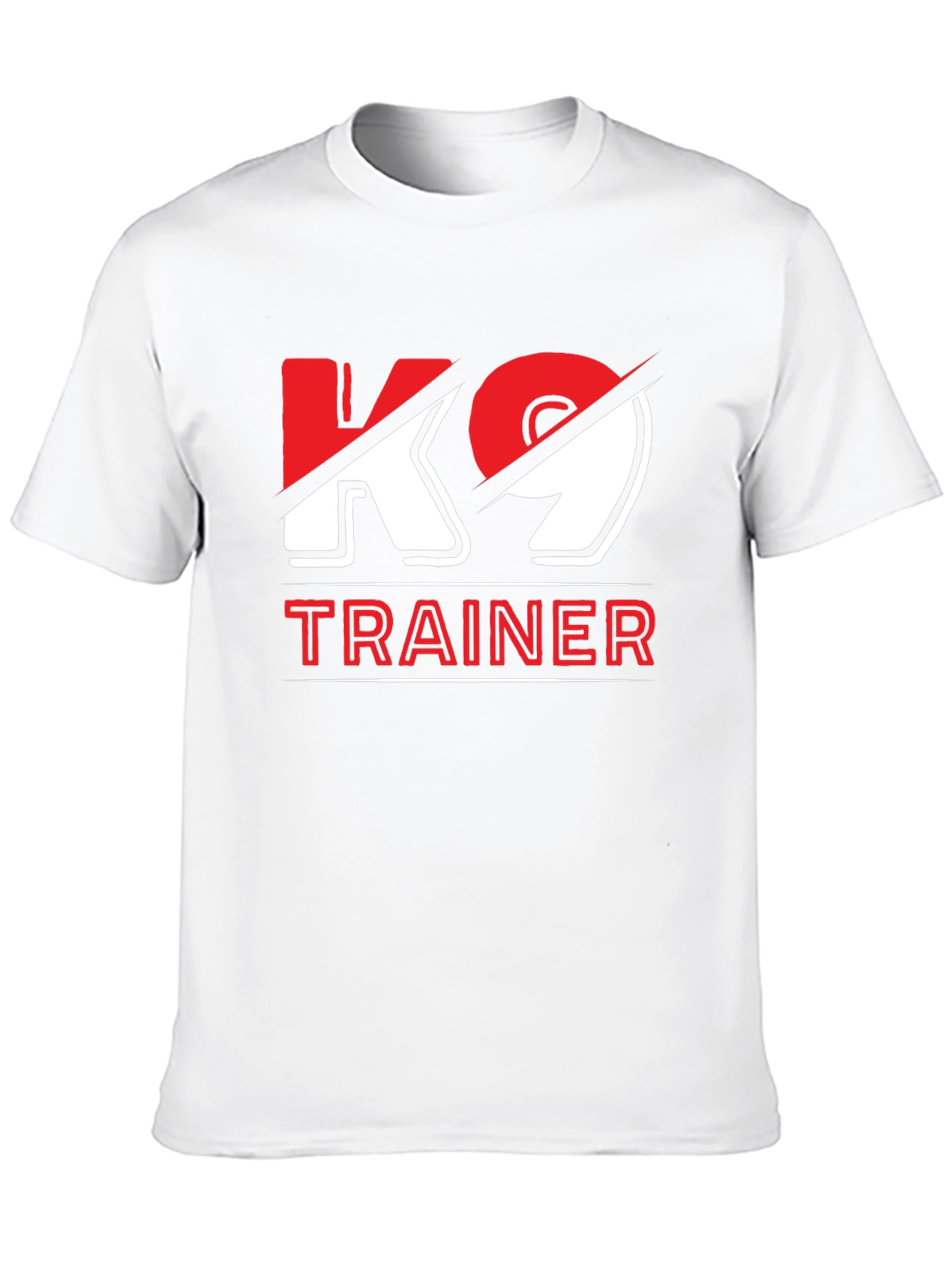 K9 Trainer Graphic Tee - Black Cotton Blend