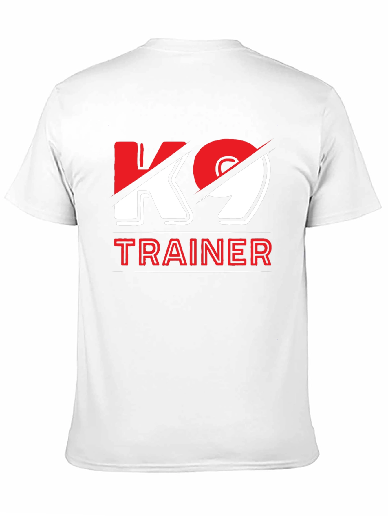 K9 Trainer Graphic Tee - Black Cotton Blend