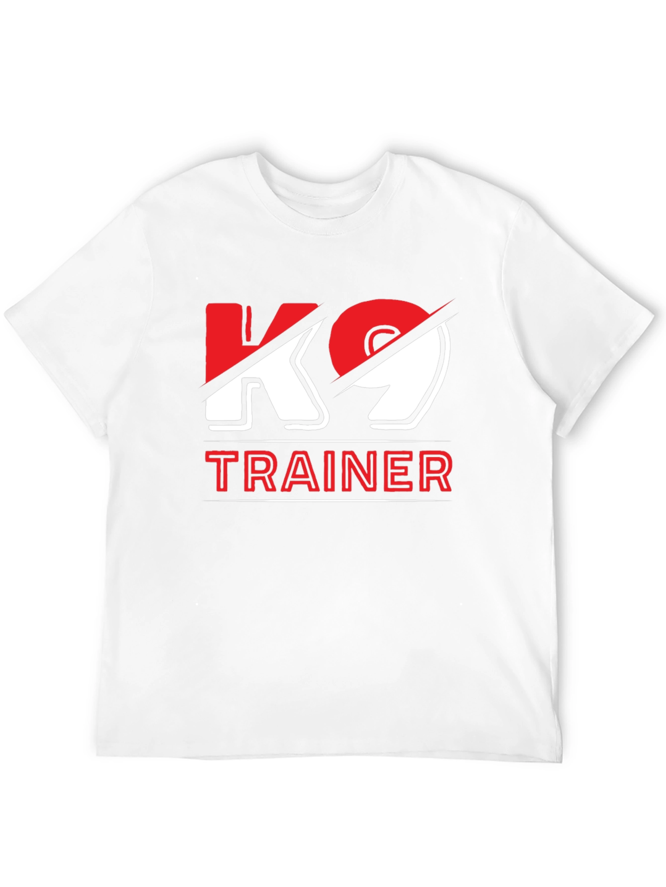 K9 Trainer Graphic Tee - Black Cotton Blend