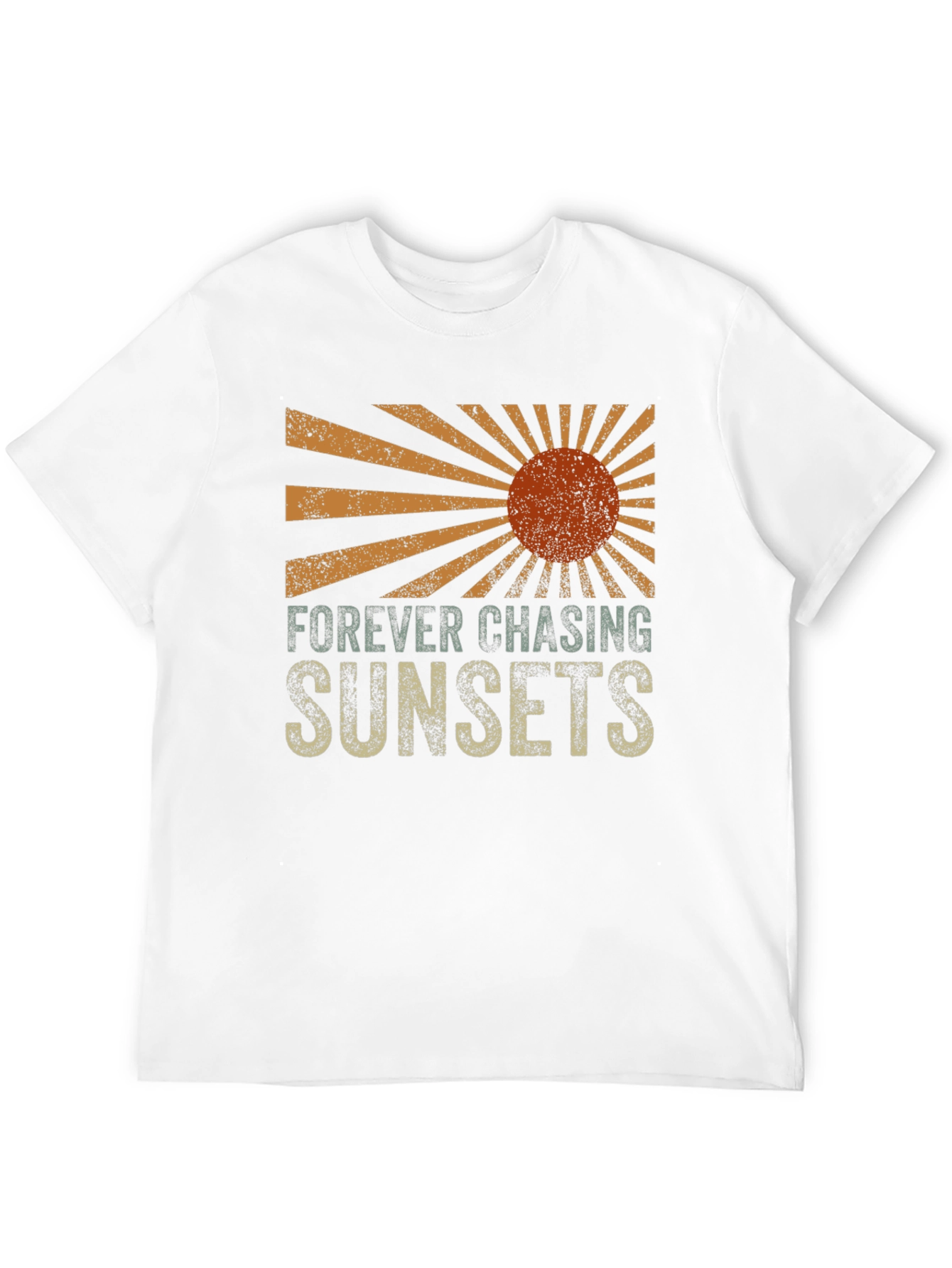 Sunset Chaser Graphic Tee - Retro Design