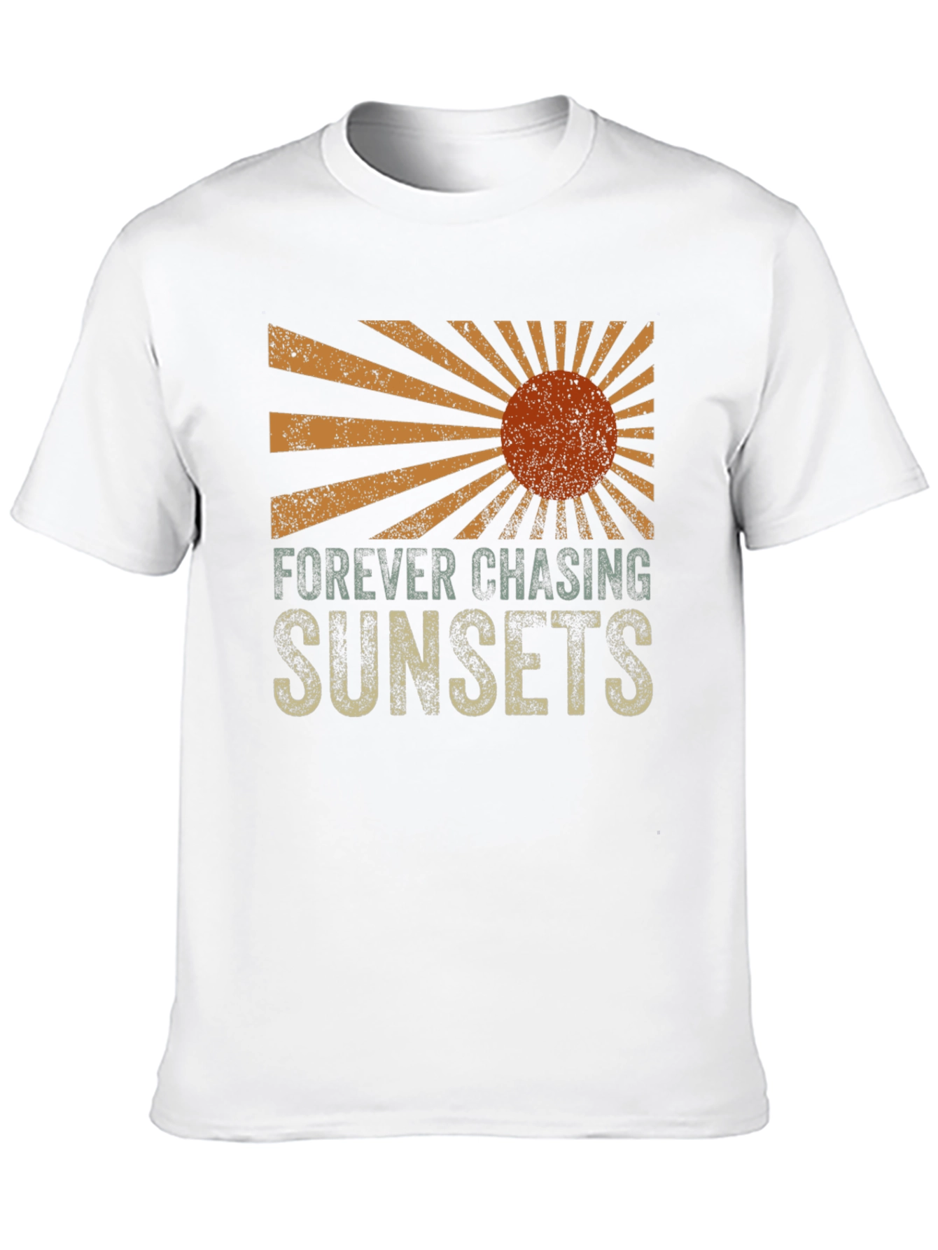 Sunset Chaser Graphic Tee - Retro Design