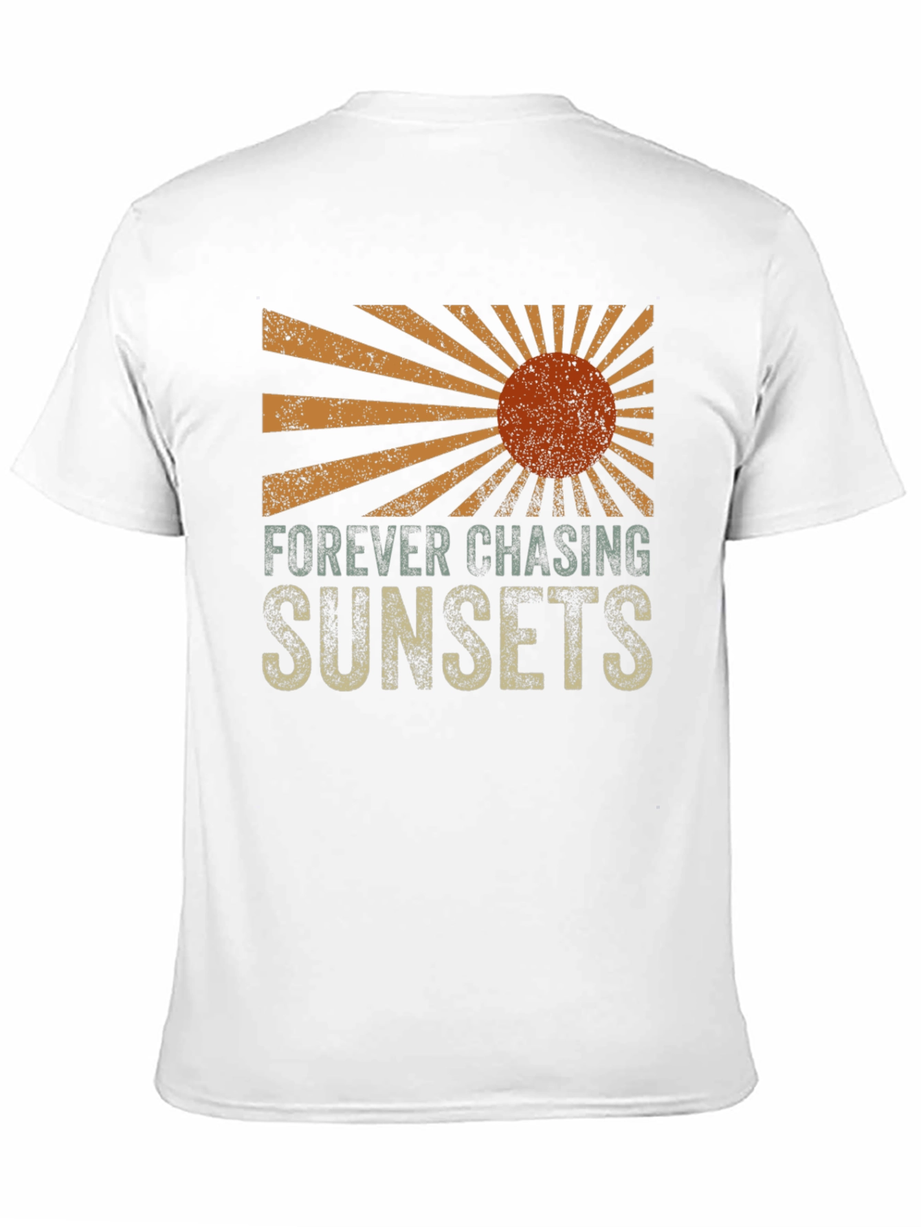 Sunset Chaser Graphic Tee - Retro Design