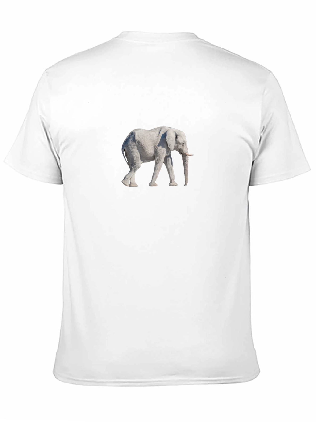 Black Elephant Graphic Tee - Stylish Animal Print Shirt