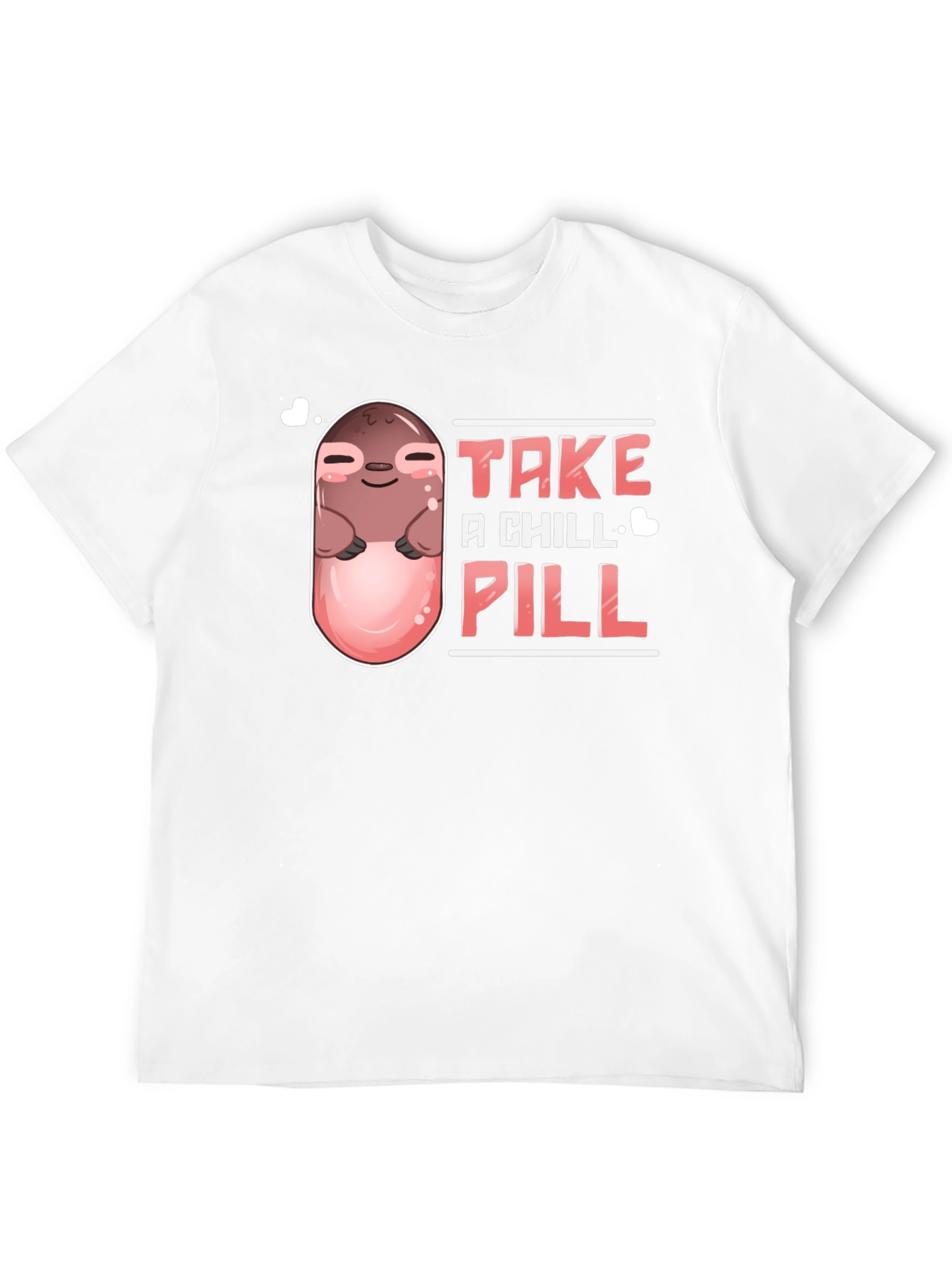 Chill Pill Sloth Black T-Shirt