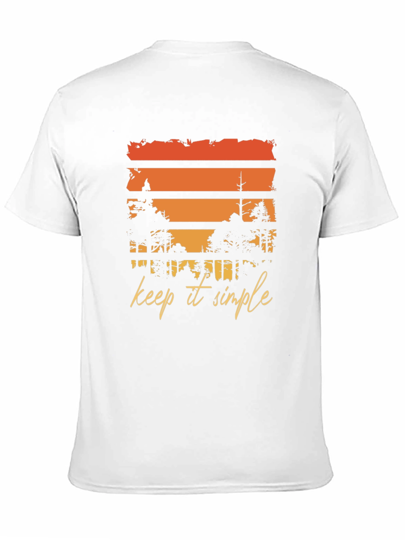 Keep It Simple Sunset Forest Graphic Tee
