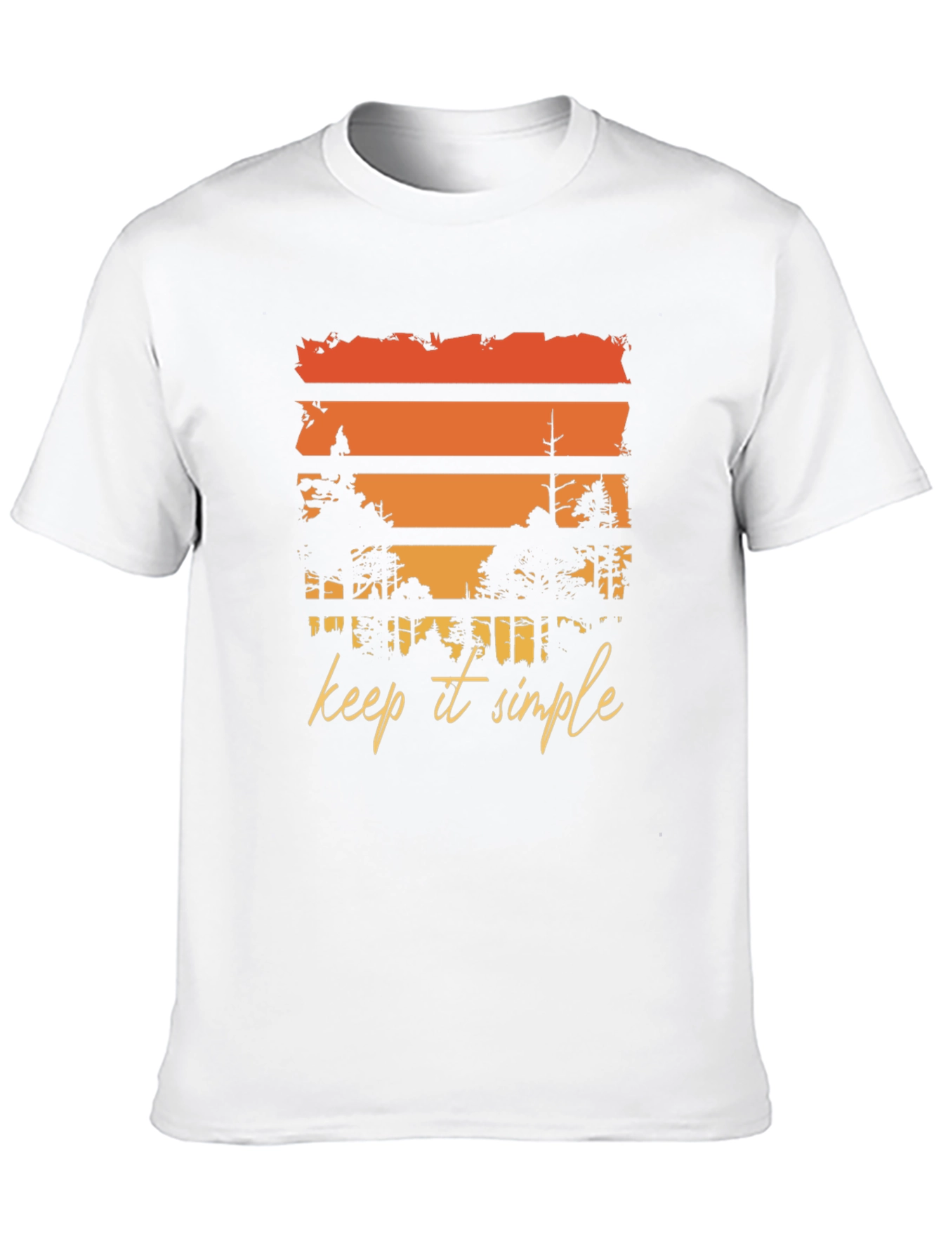 Keep It Simple Sunset Forest Graphic Tee