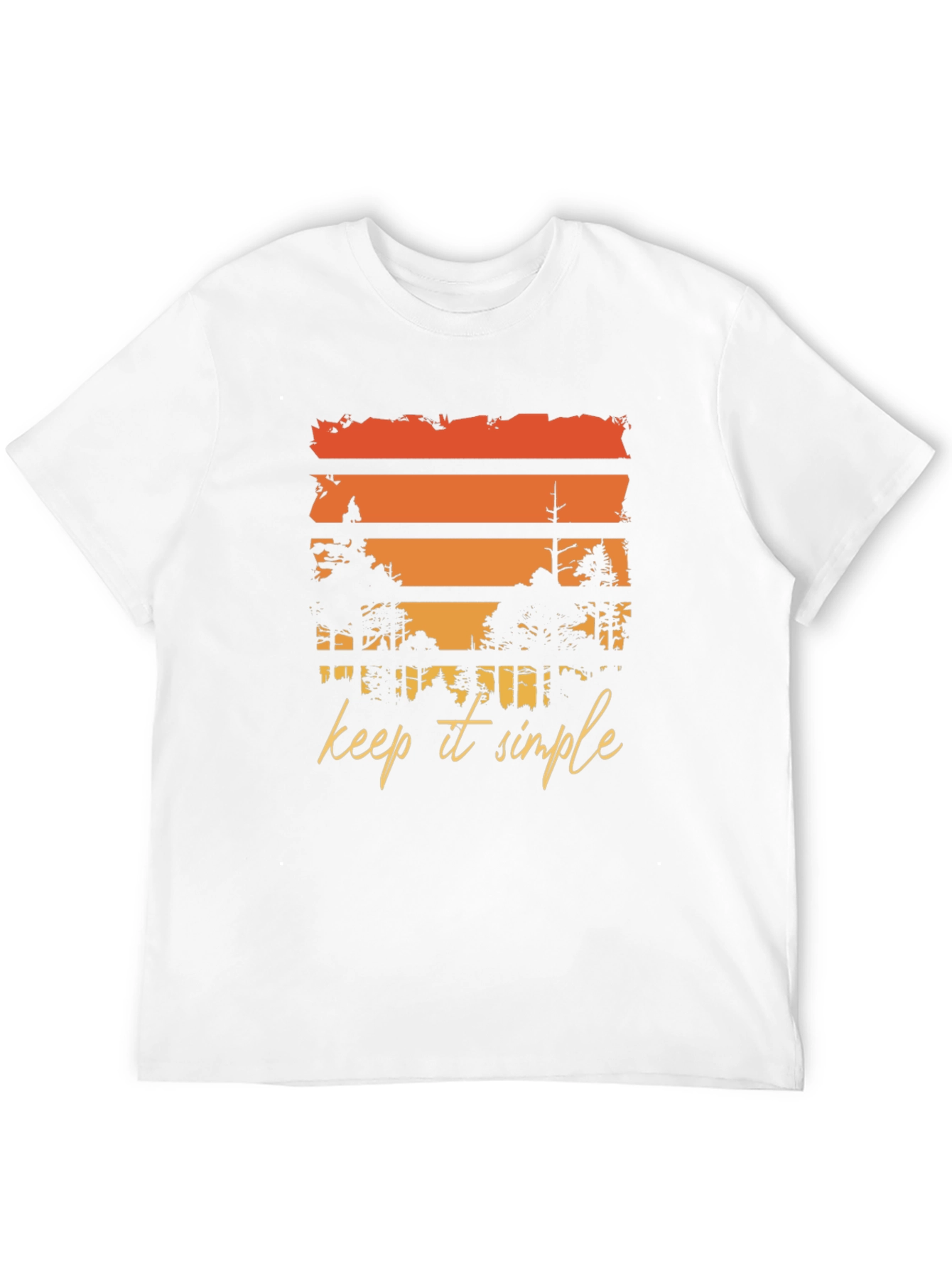Keep It Simple Sunset Forest Graphic Tee