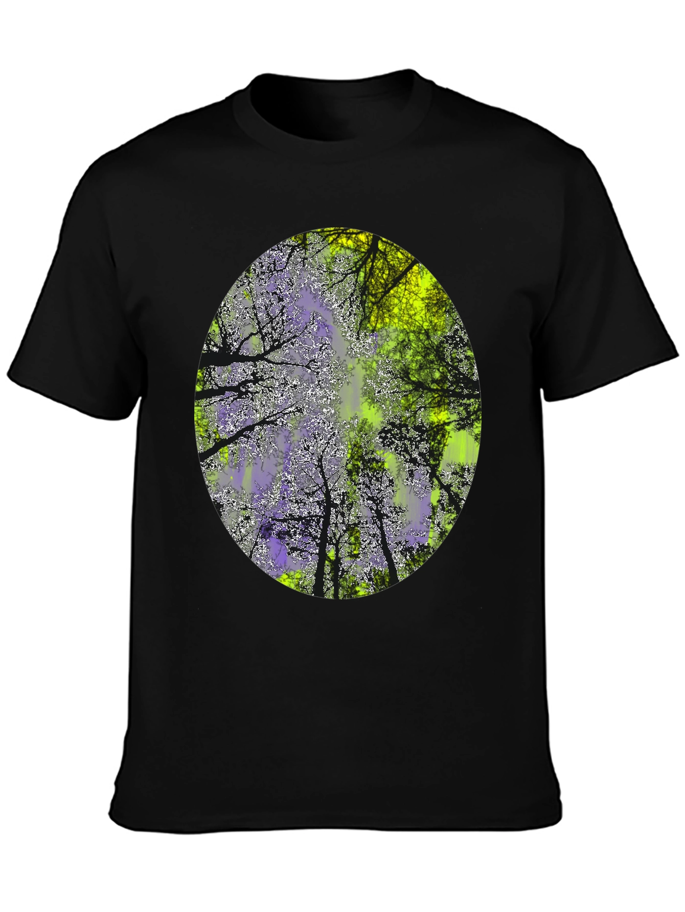 Abstract Tree Silhouette Graphic Tee