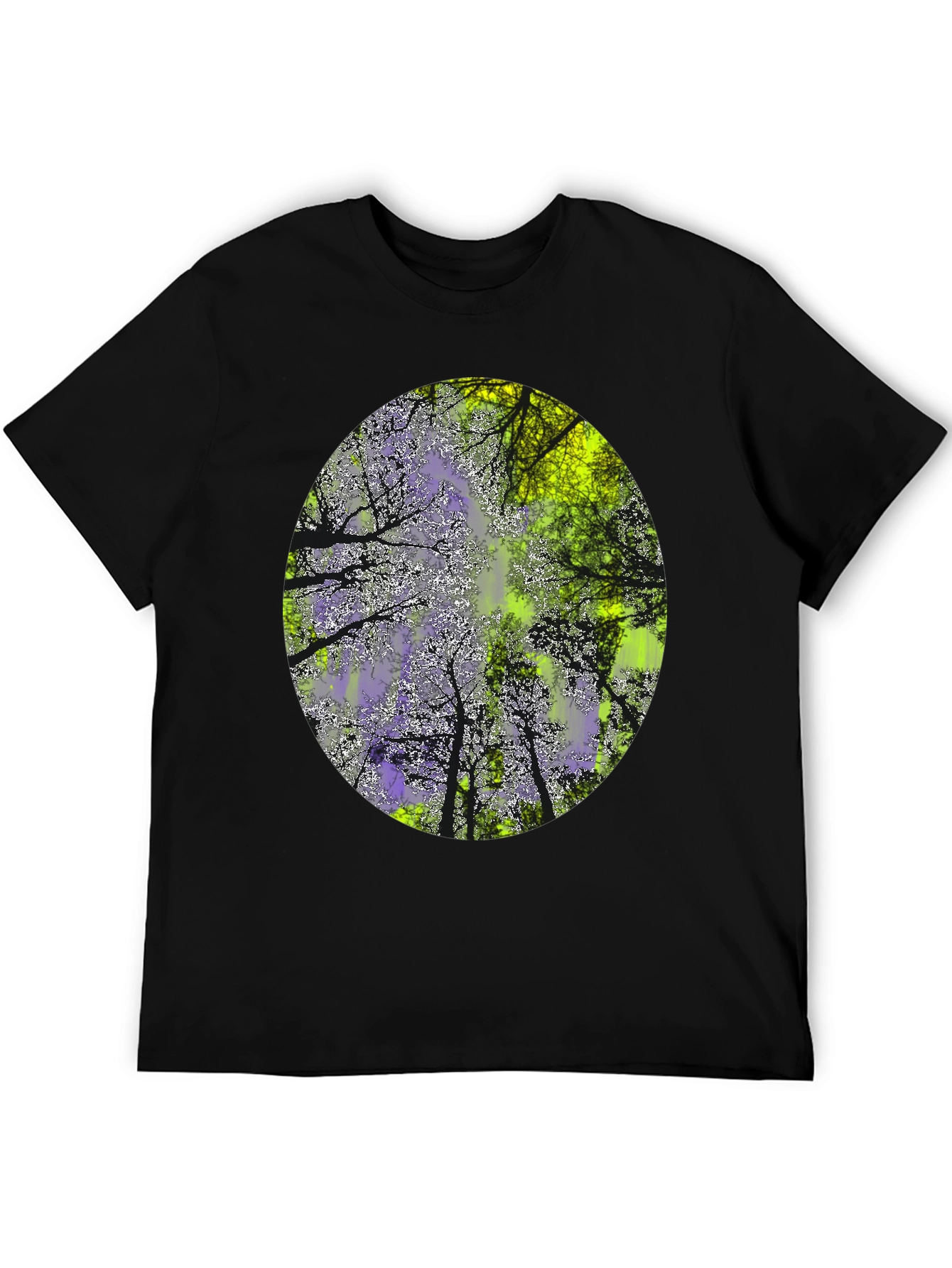 Abstract Tree Silhouette Graphic Tee