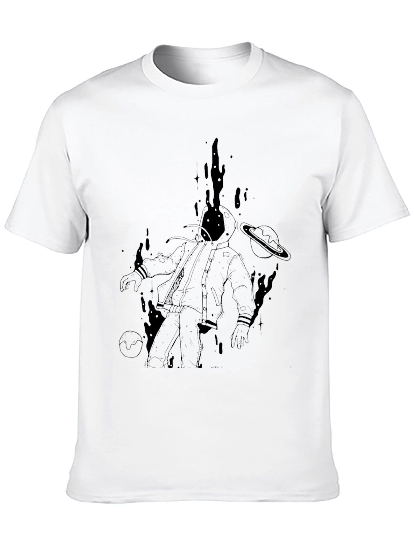 Astronaut Graphic Black T-Shirt