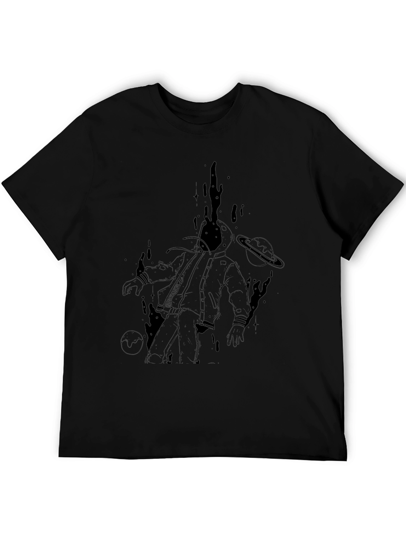 Astronaut Graphic Black T-Shirt