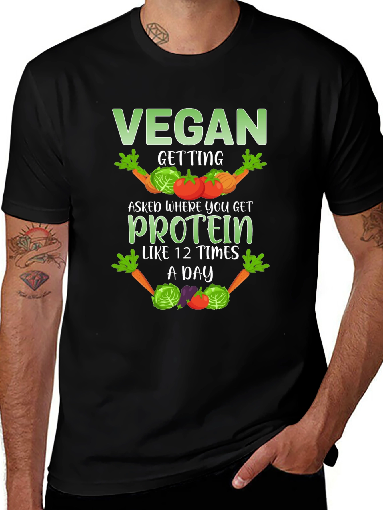 Vegan Protein Funny T-Shirt