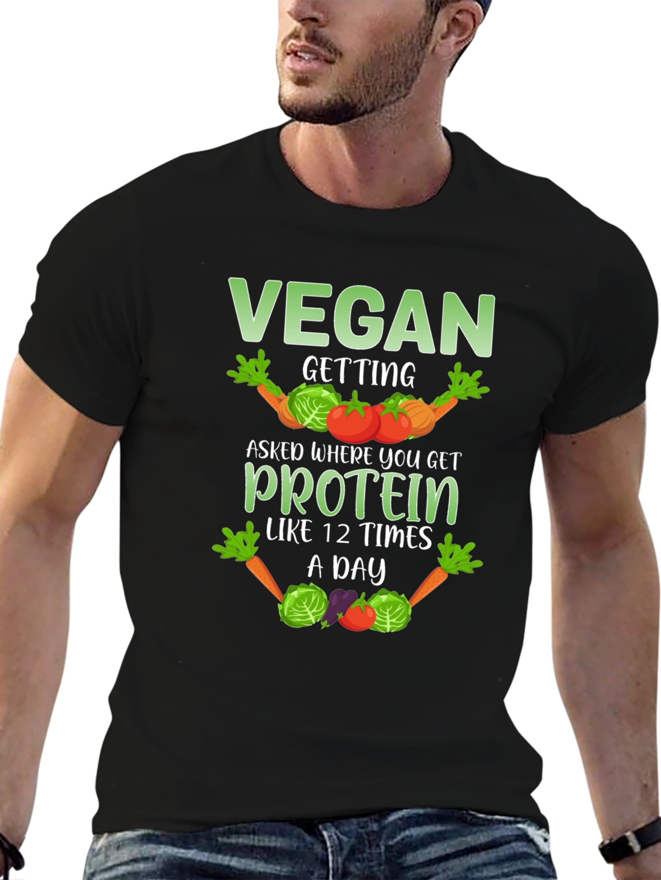 Vegan Protein Funny T-Shirt