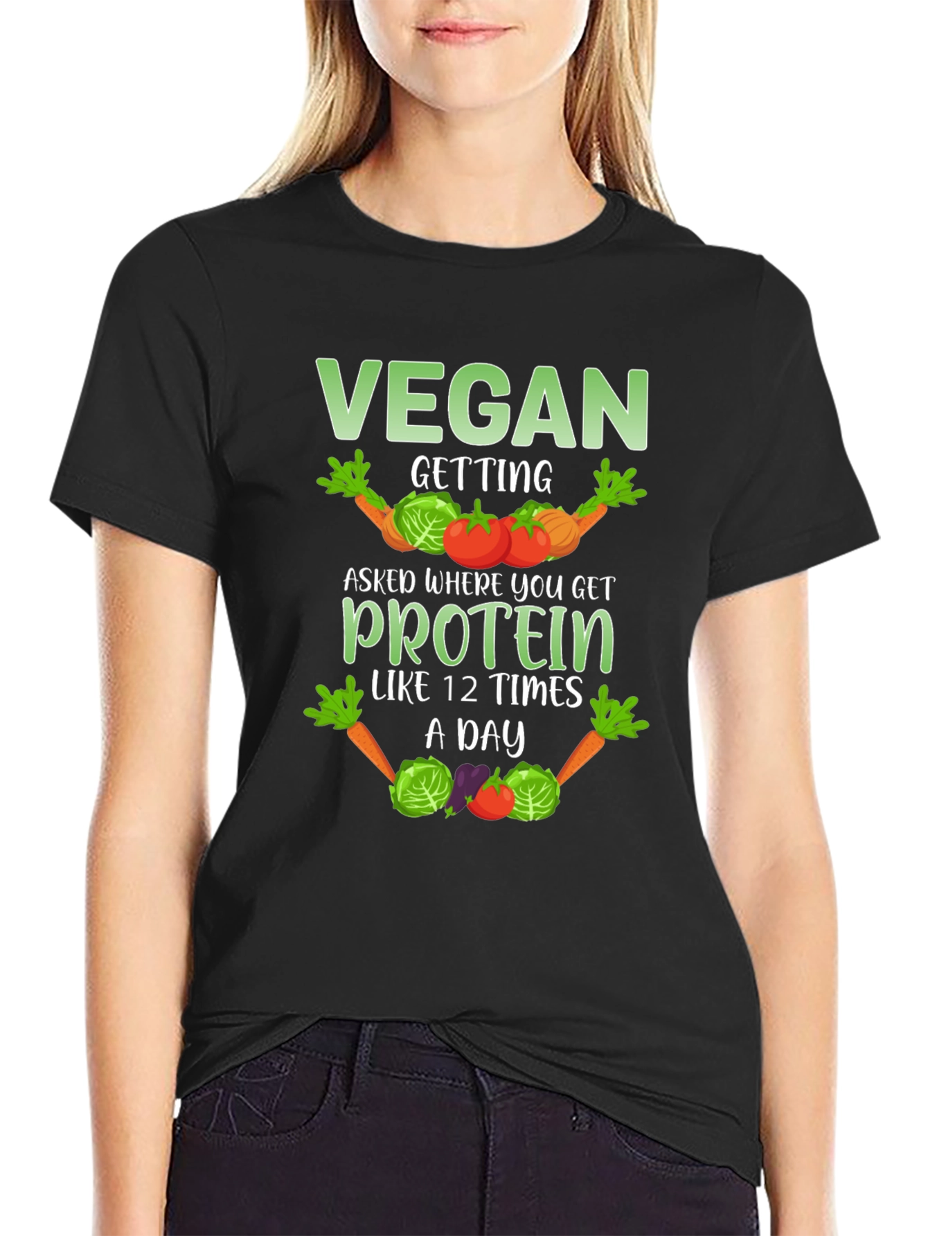 Vegan Protein Funny T-Shirt