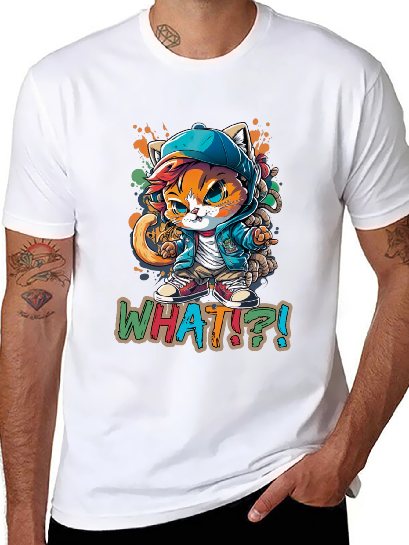Urban Cat T-Shirt - Cool Kitten Style