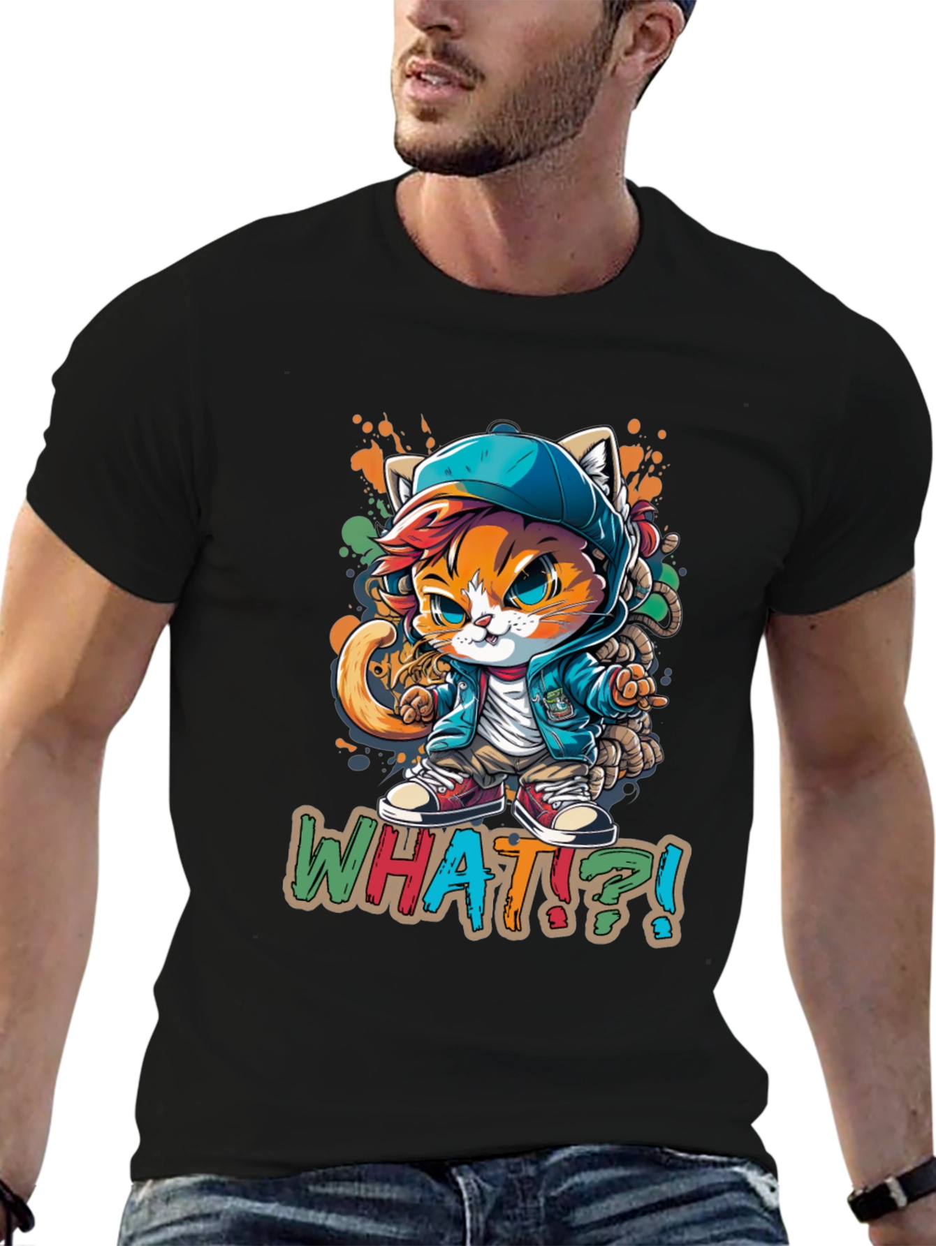 Urban Cat T-Shirt - Cool Kitten Style
