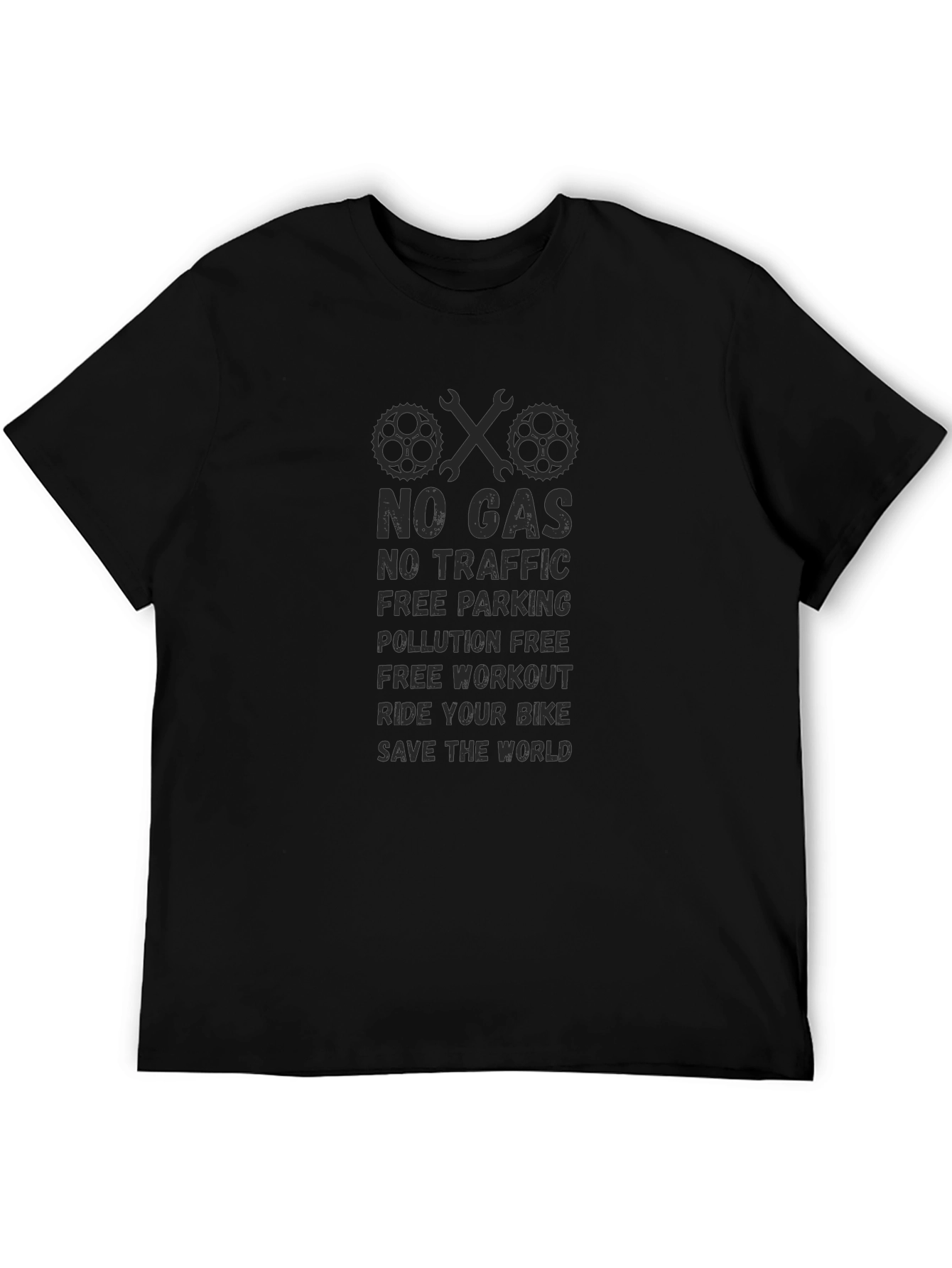 Eco-Friendly Ride Your Bike Graphic Tee