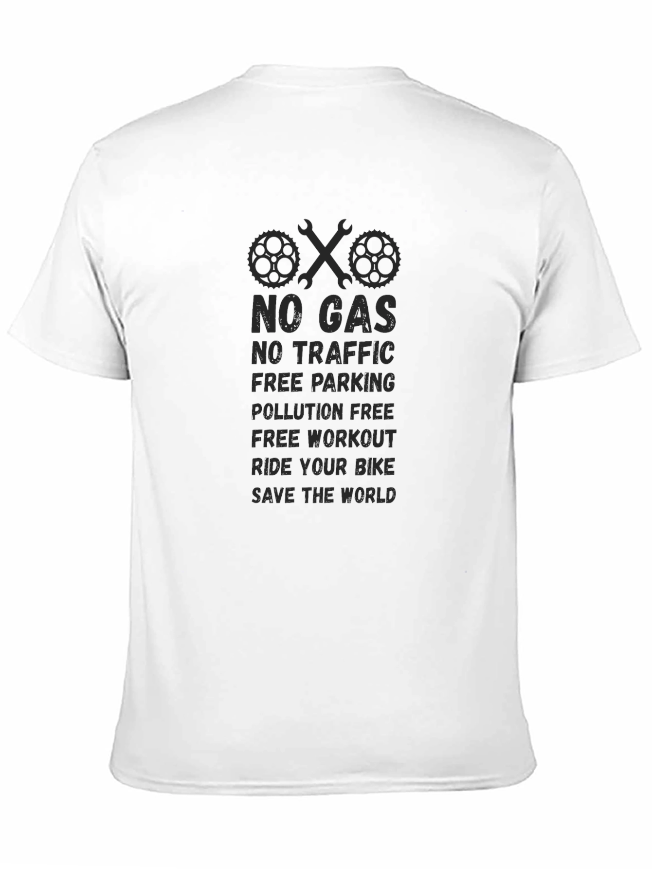 Eco-Friendly Ride Your Bike Graphic Tee