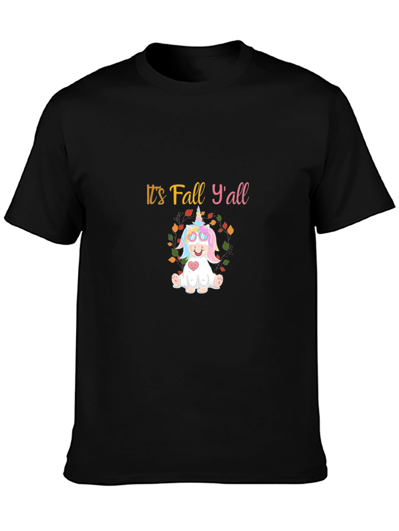 Its Fall Yall Unicorn T-Shirt