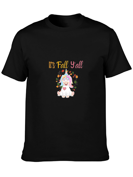 Its Fall Yall Unicorn T-Shirt