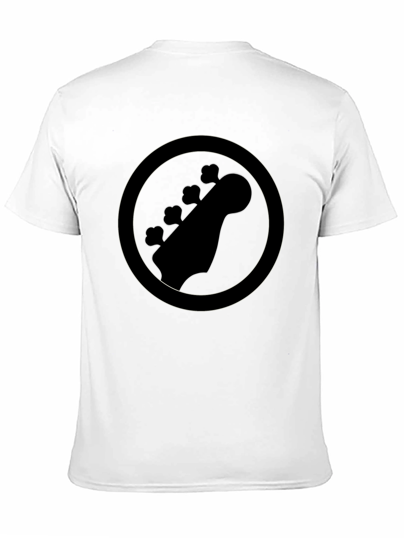 Bass Guitar Headstock T-Shirt - Musician Tee