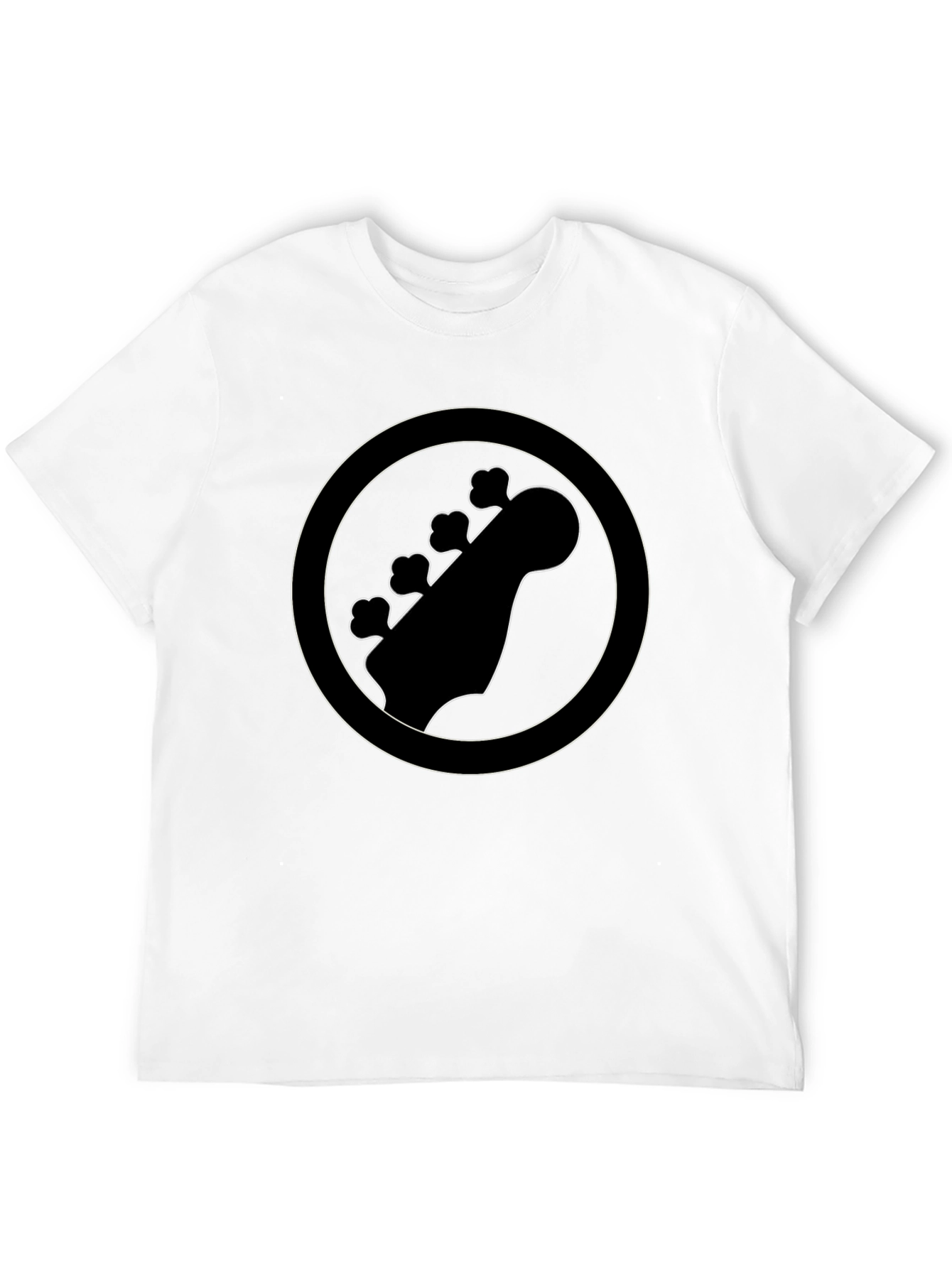Bass Guitar Headstock T-Shirt - Musician Tee