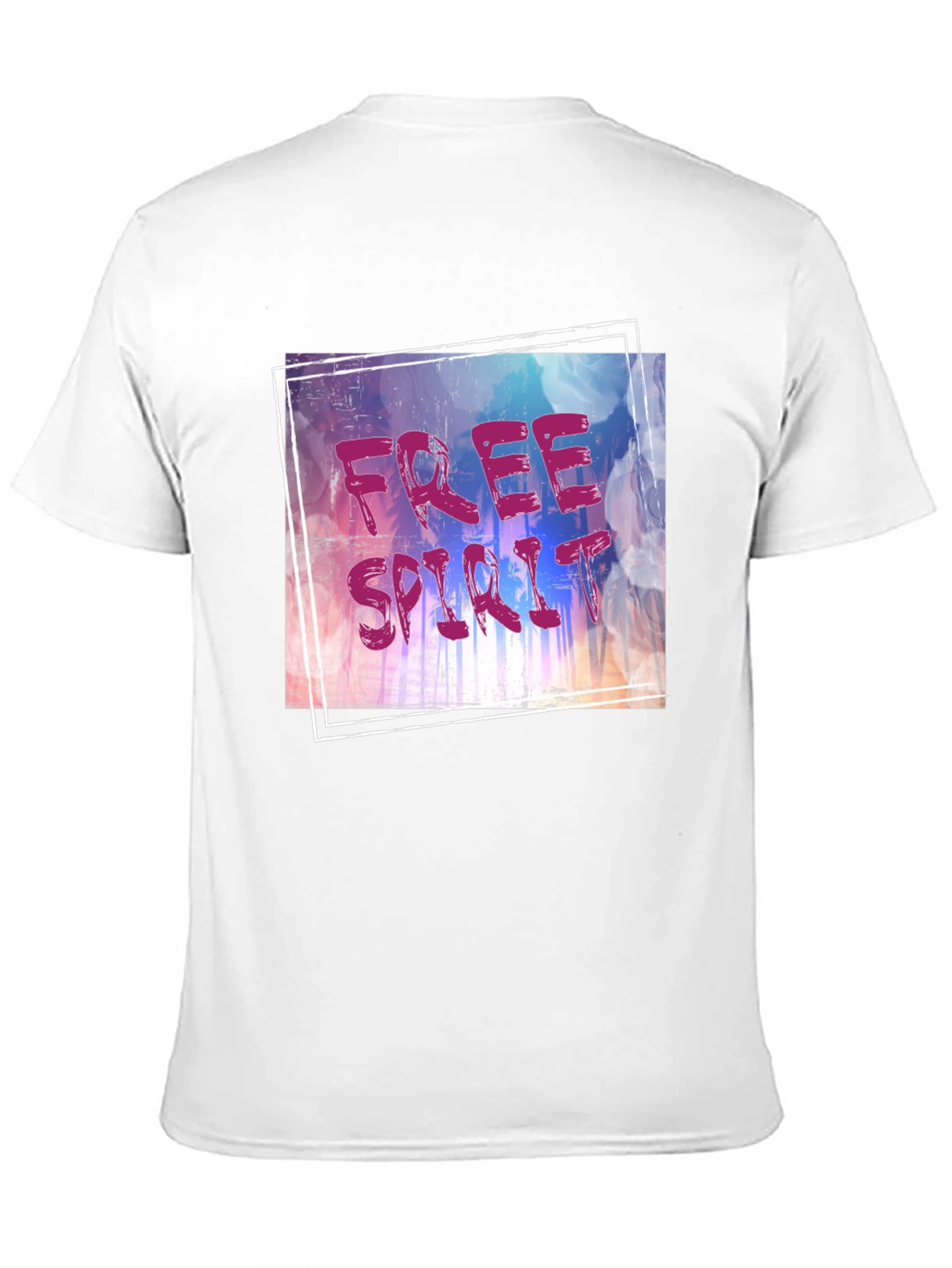Free Spirit Graphic Tee - Black Cotton Blend