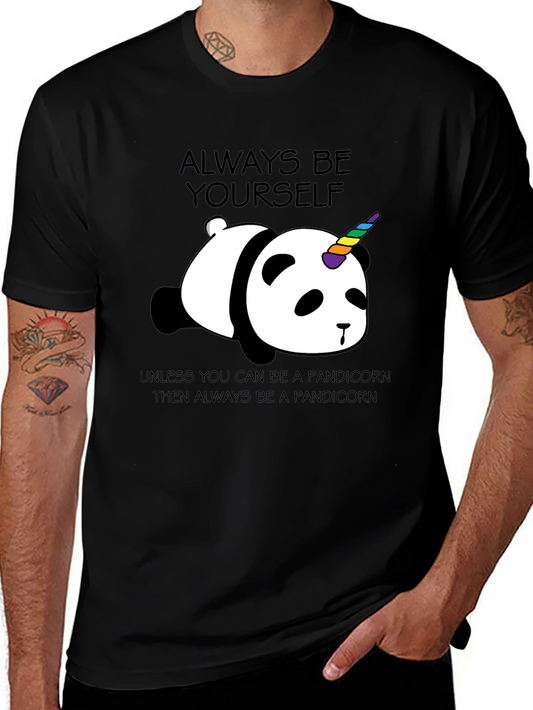 Pandicorn T-Shirt - Always Be Yourself Unicorn Panda Tee
