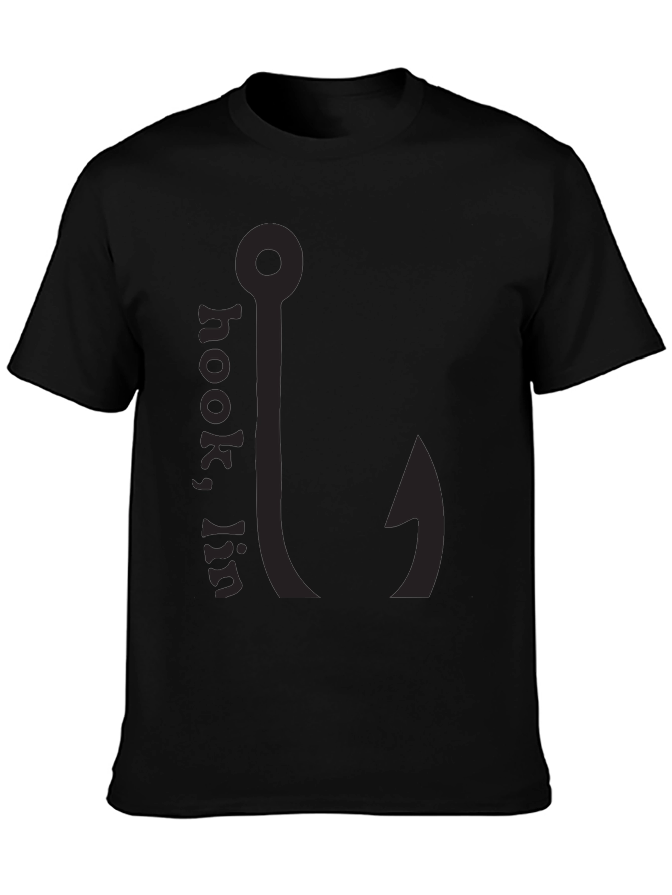 Mens Black Hookin T-Shirt