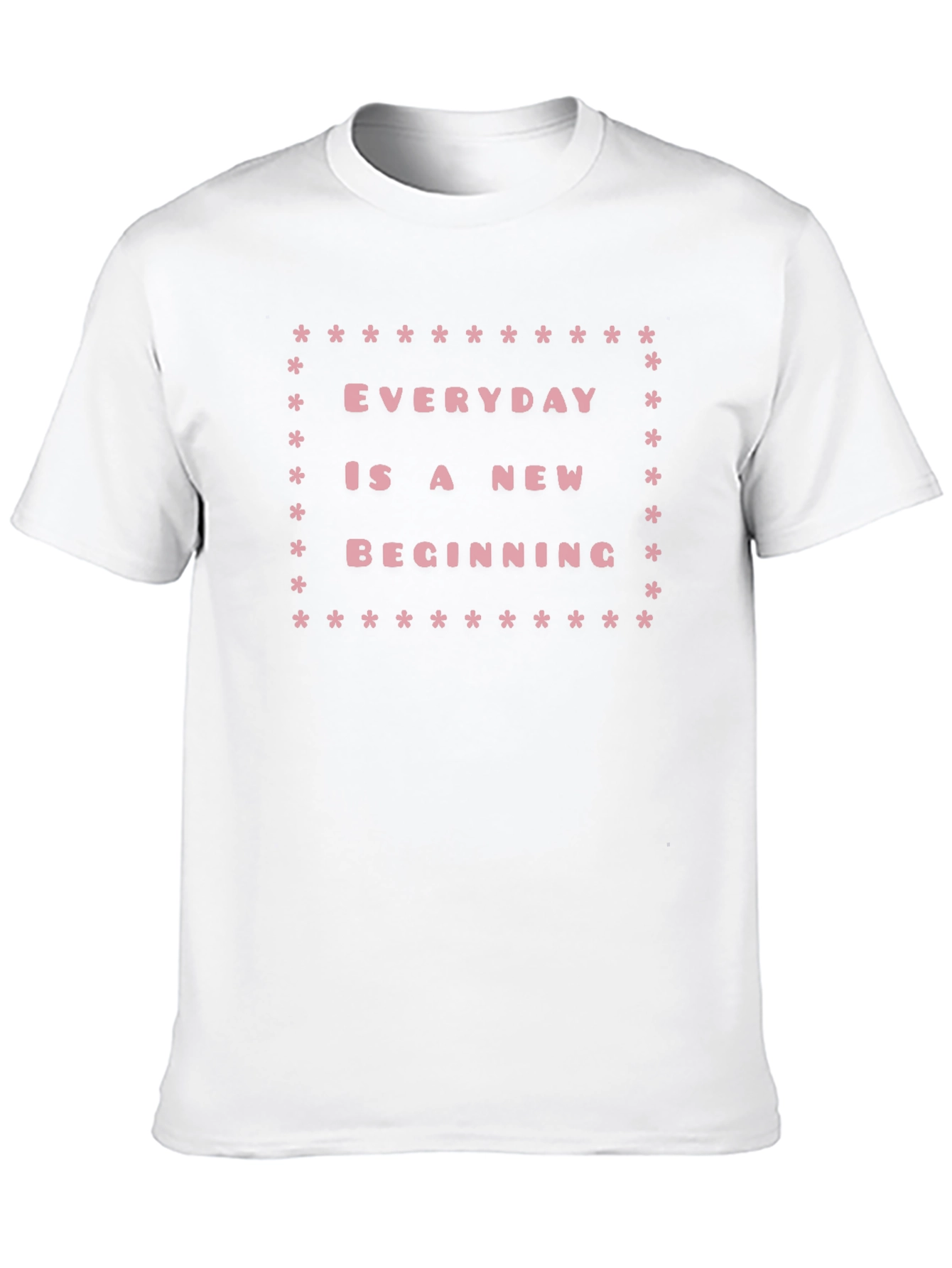Everyday is a New Beginning Black Tee