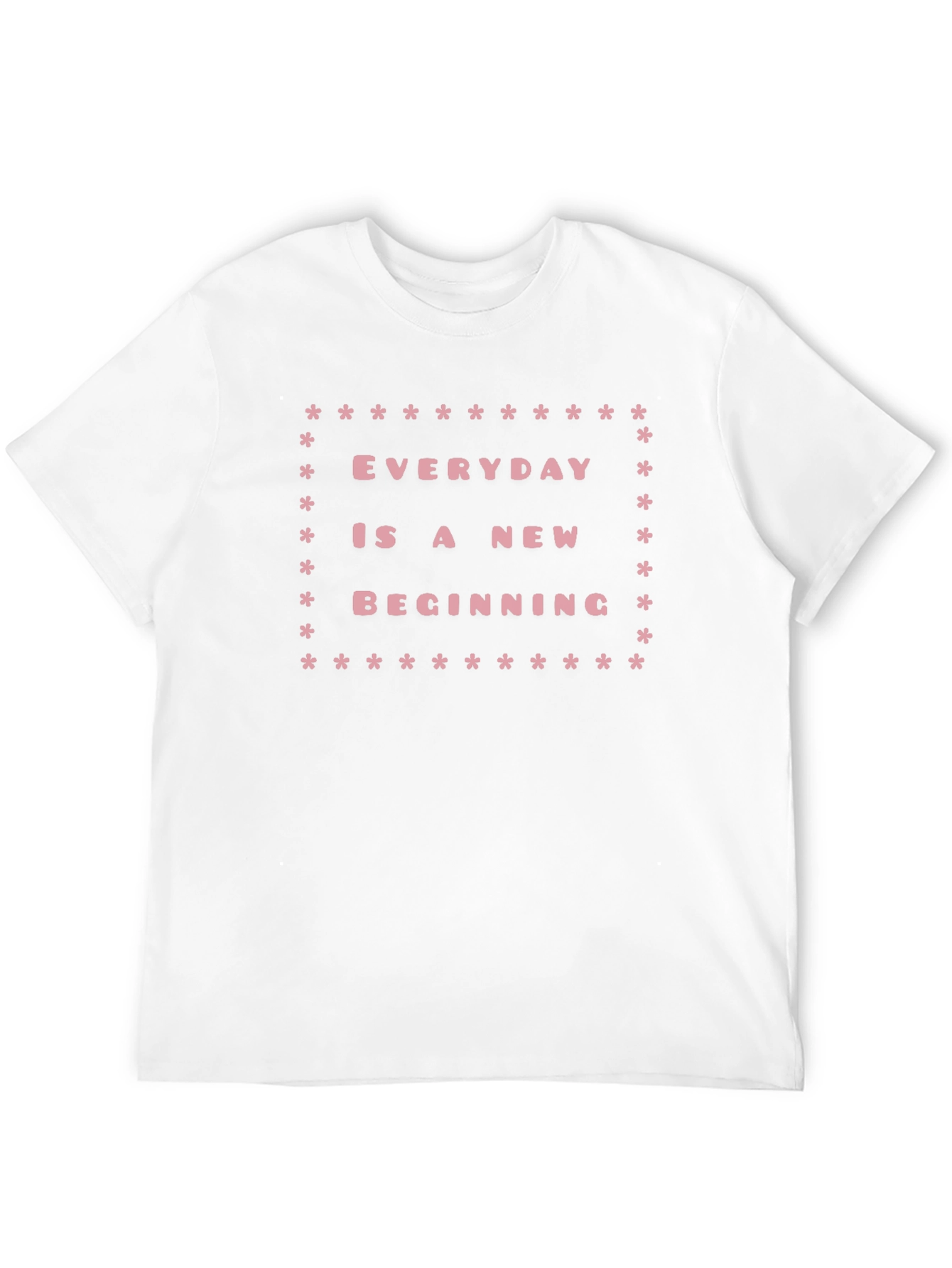Everyday is a New Beginning Black Tee
