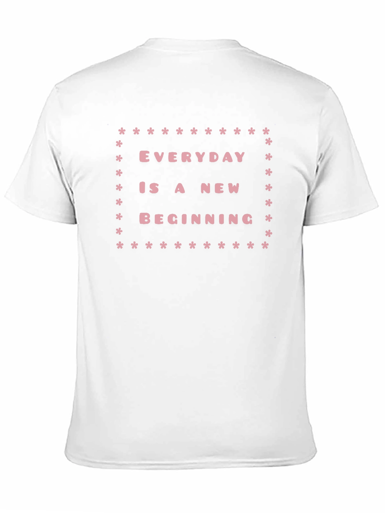 Everyday is a New Beginning Black Tee