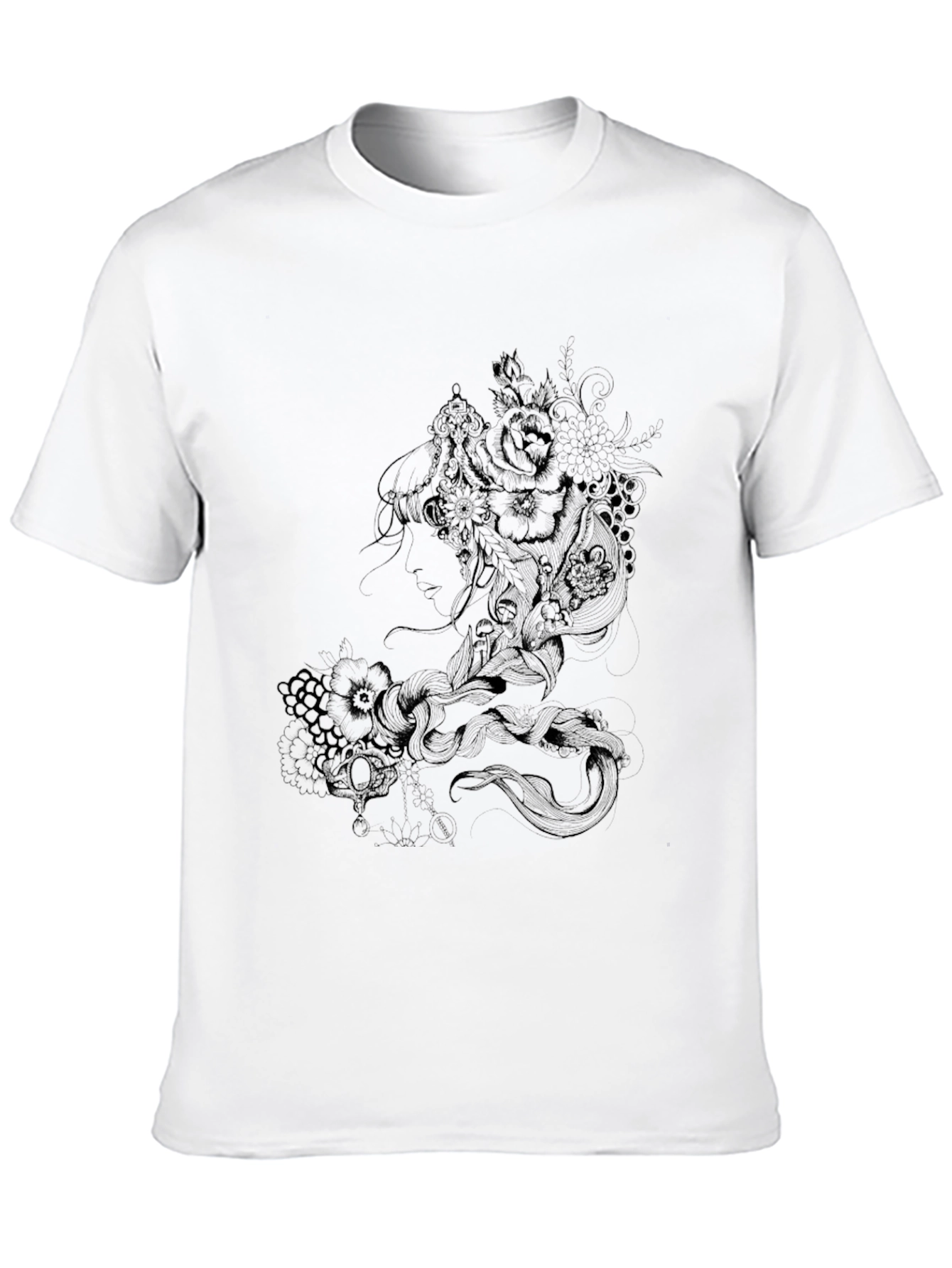 Mens Black Graphic Tee - Dark Dragon Design
