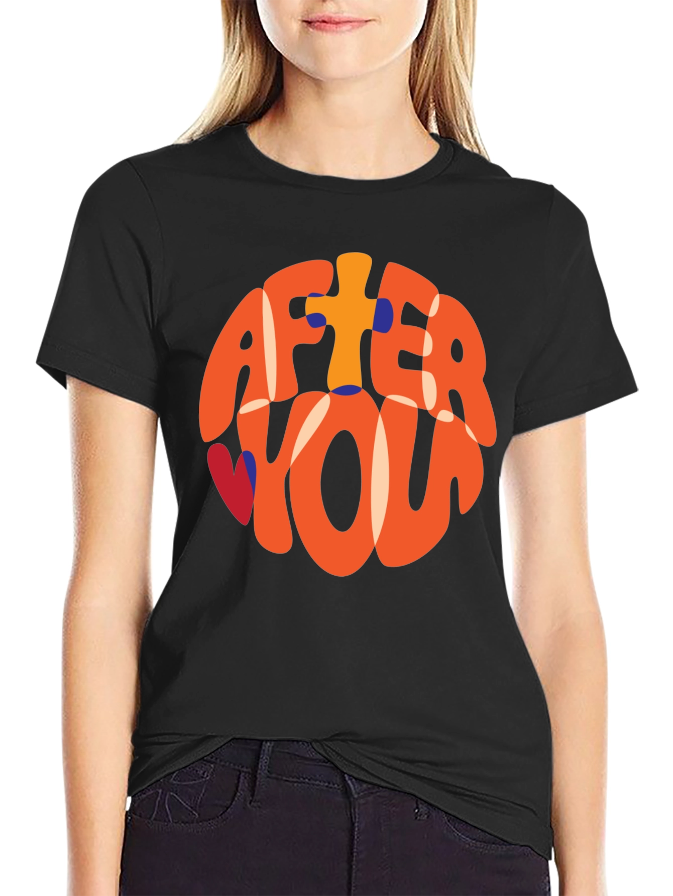 Retro After You Graphic Tee - Black T-Shirt