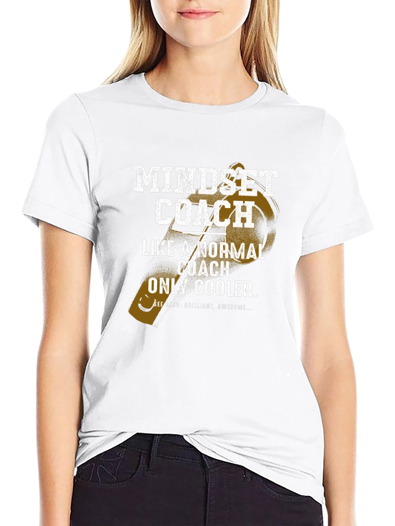 Mindset Coach Graphic T-Shirt - Cool and Brilliant!