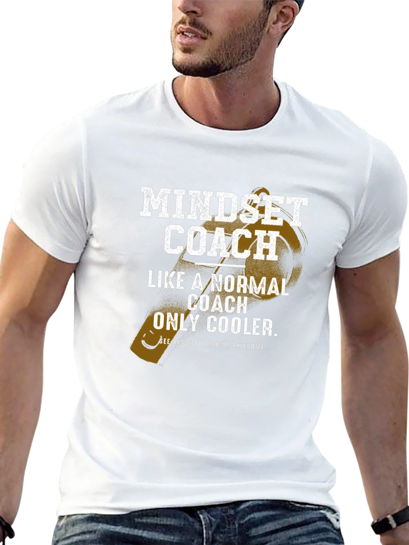 Mindset Coach Graphic T-Shirt - Cool and Brilliant!