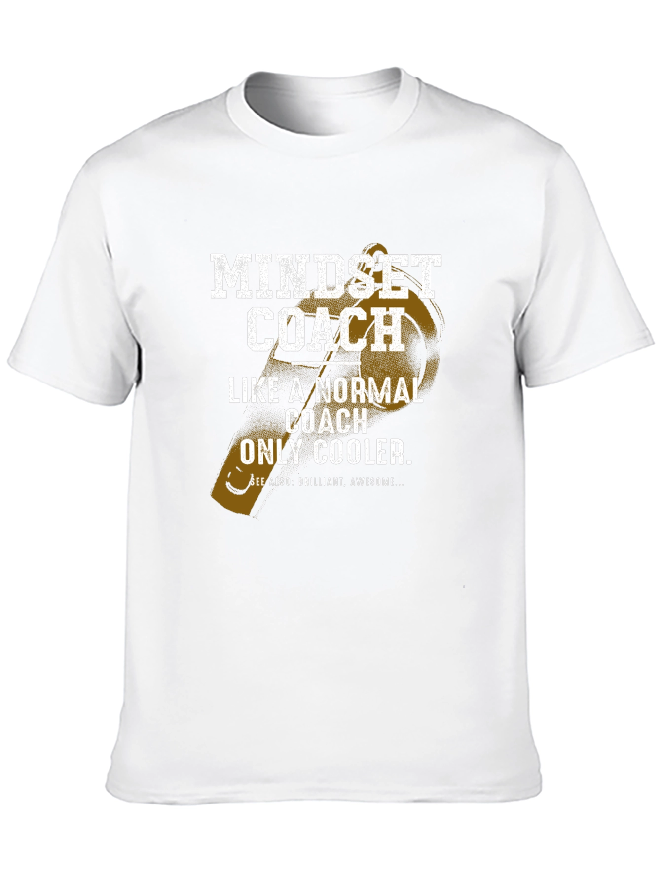 Mindset Coach Graphic T-Shirt - Cool and Brilliant!