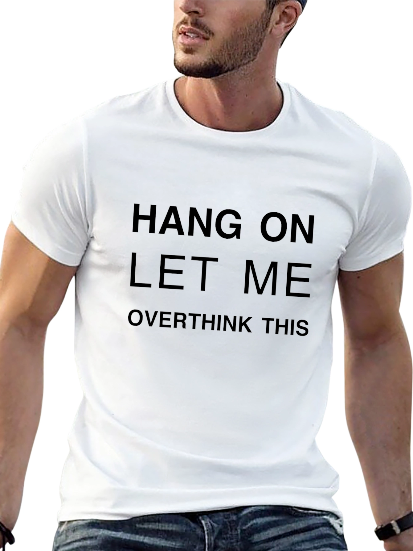 Hang On Let Me Overthink This Black T-Shirt