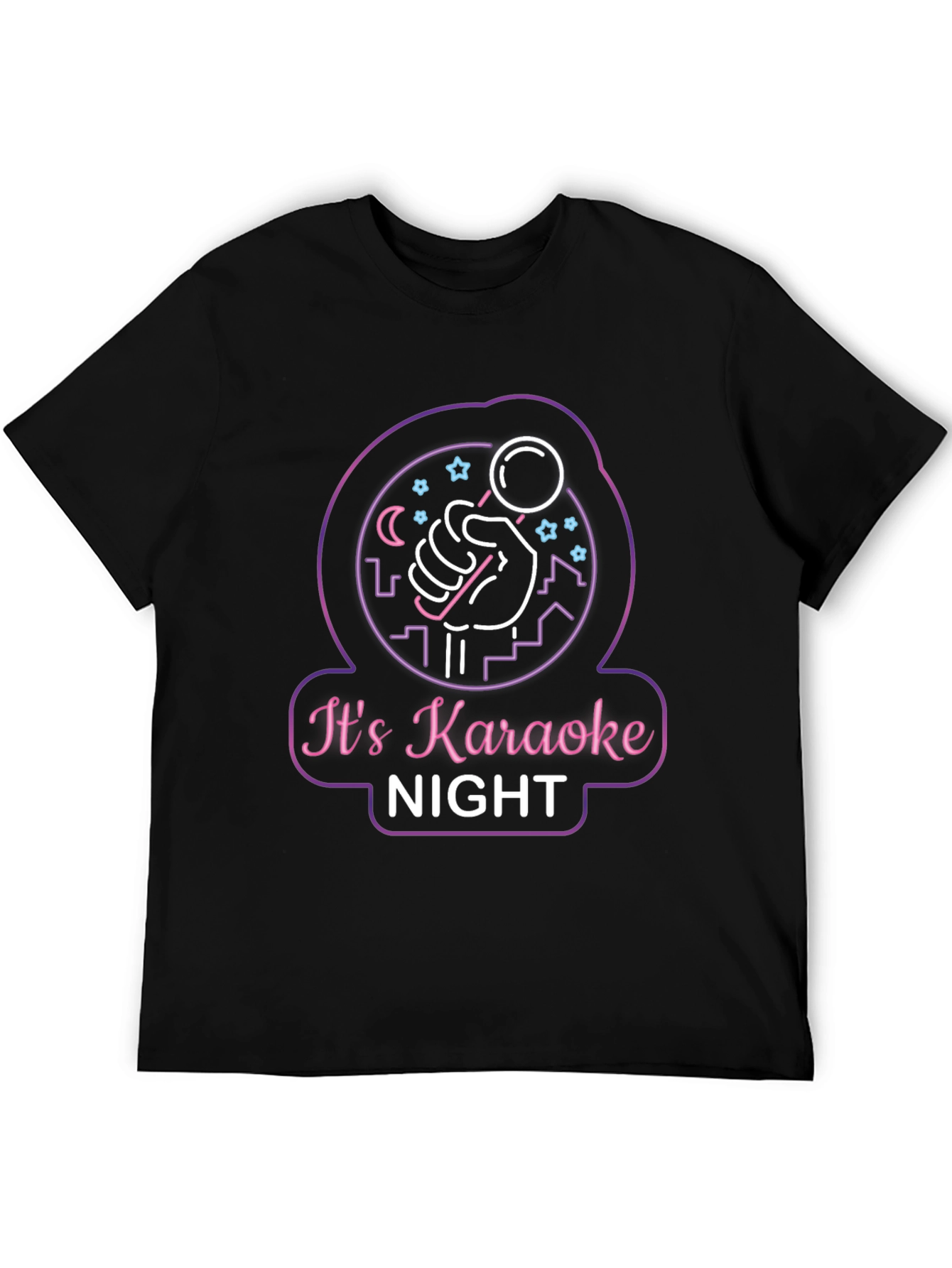 Karaoke Night Black T-Shirt