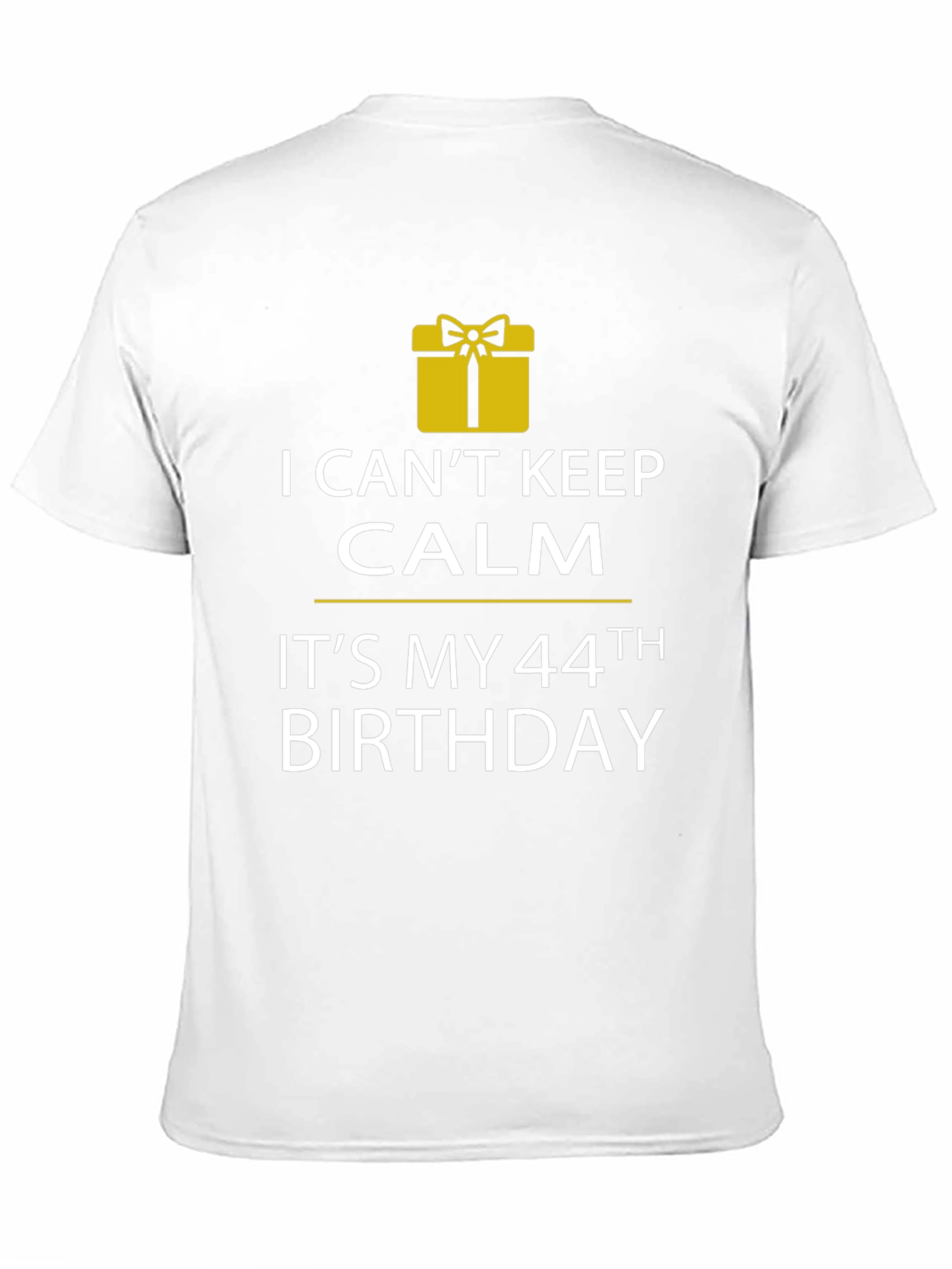 Funny 44th Birthday T-Shirt - Keep Calm